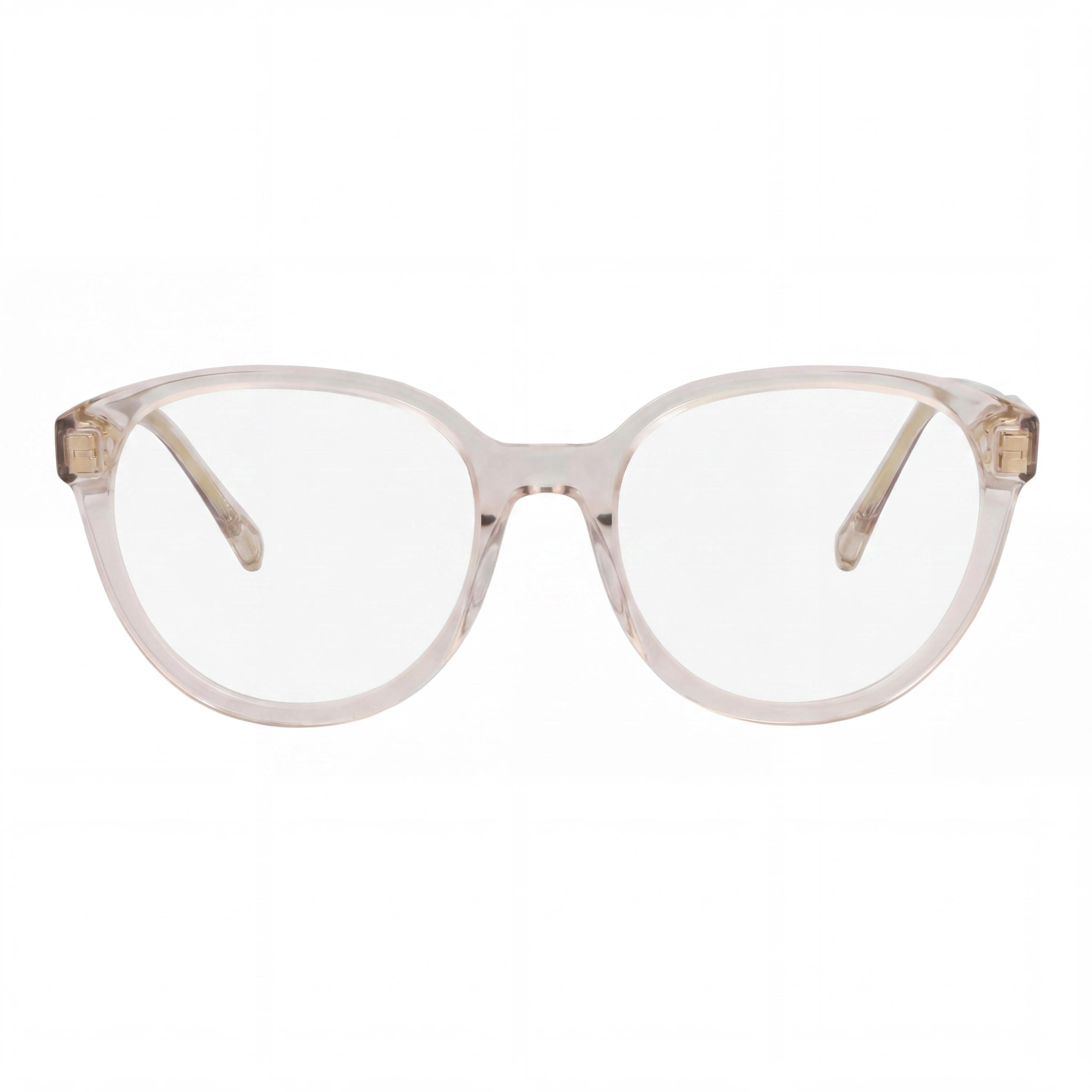 Gafas de vista Chloe CH0127O 004 para mujer, montura completa ovalada de acetato rosa transparente, lentes transparentes, 51 mm, Photo 2