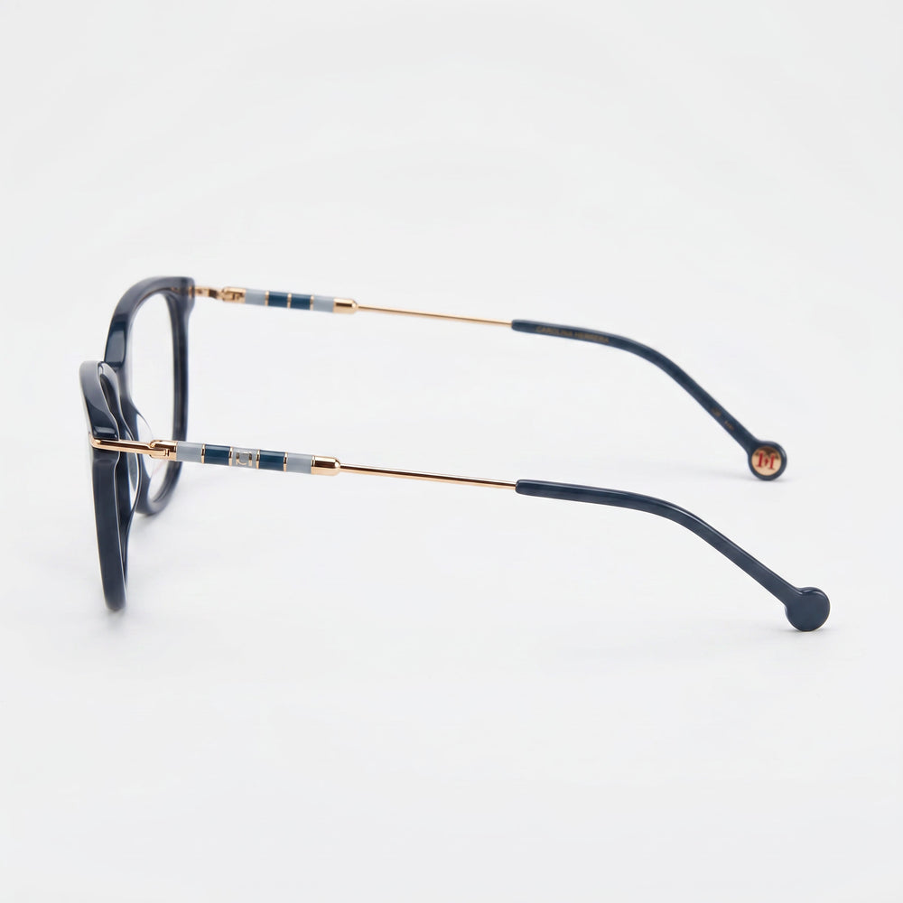 Carolina Herrera Ch 0043 Women's Eyeglasses, Zi9 Plastic Frame, Polycarbonate Demo Lenses, Size 53mm