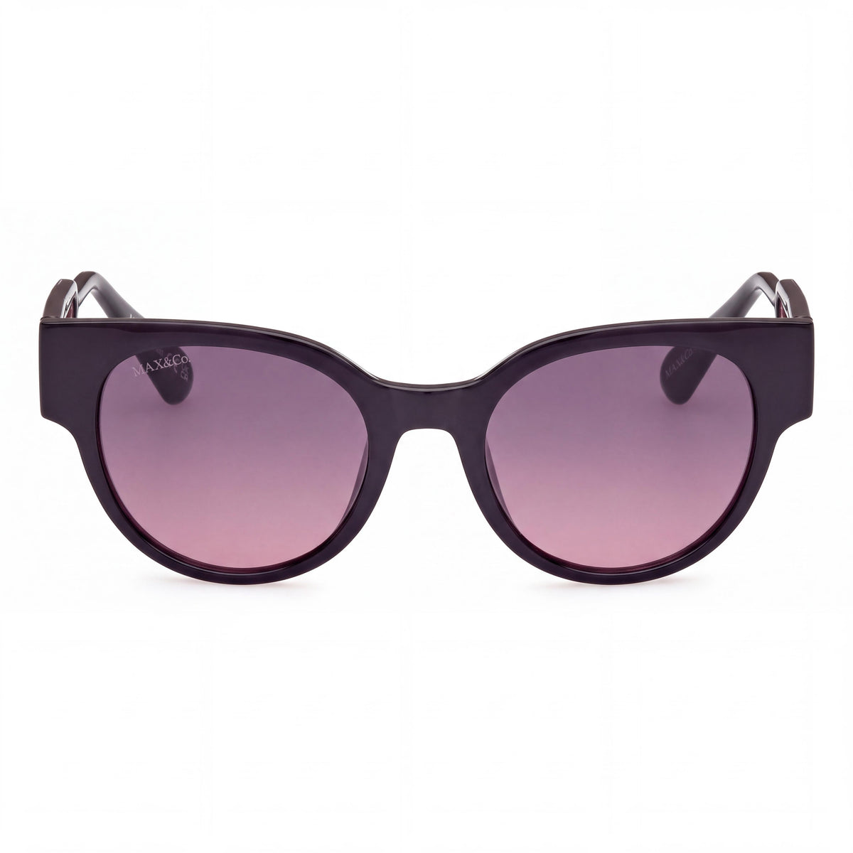 Max & Co. MO0085 Women's Injected Antraciet Frame Sunglasses with Smoke Gradient UV Protected Lenses 50mm, Photo 2