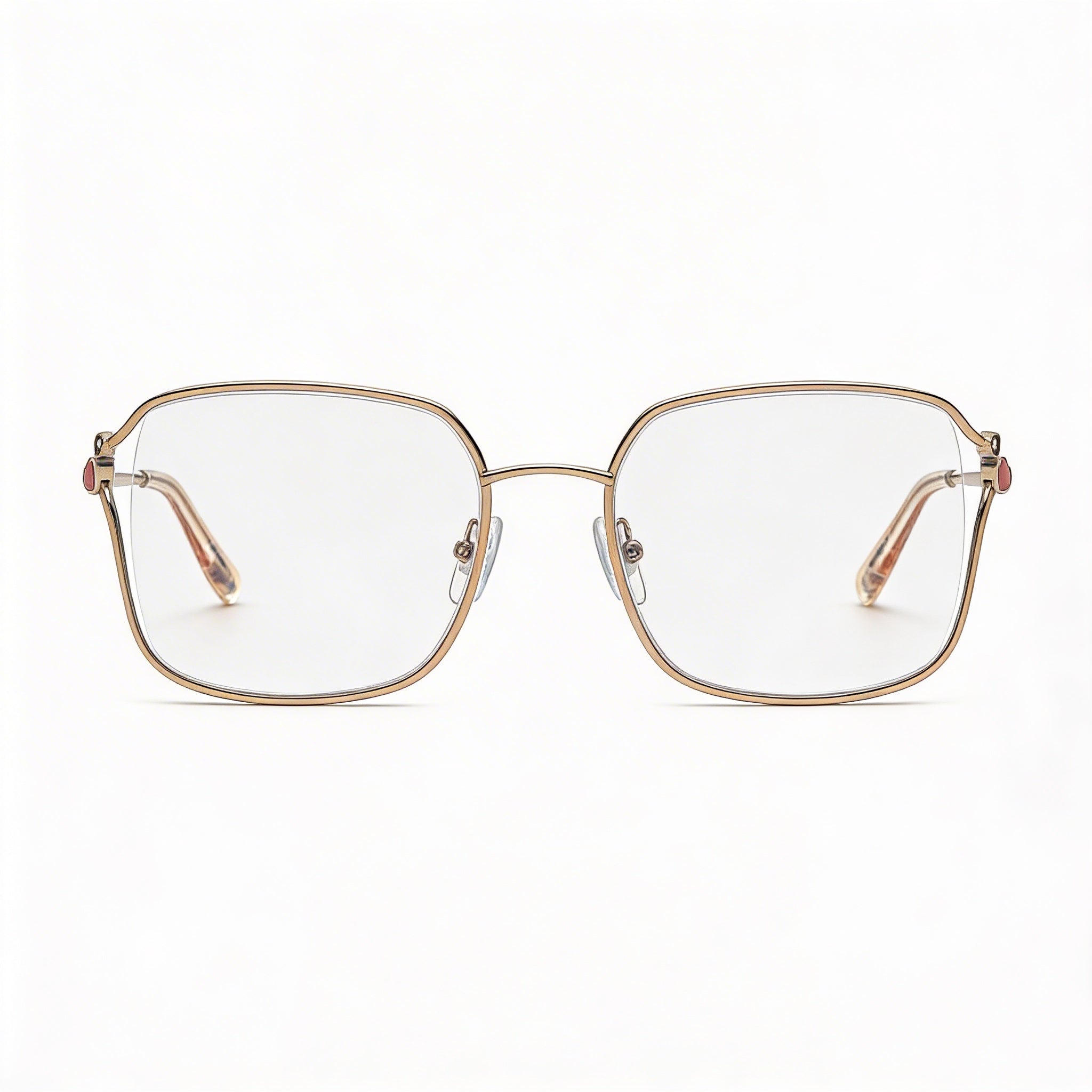 Chopard VCHG29S Women's Casual Metal Frame Non-Polarized Shiny Red Gold Eyeglasses 53mm, Photo 2