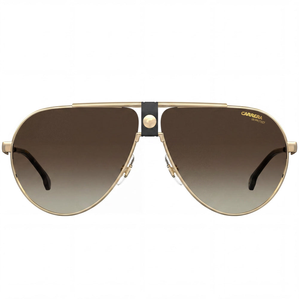 Carrera 1033/S Gold Aviator Metal Unisex Sunglasses
