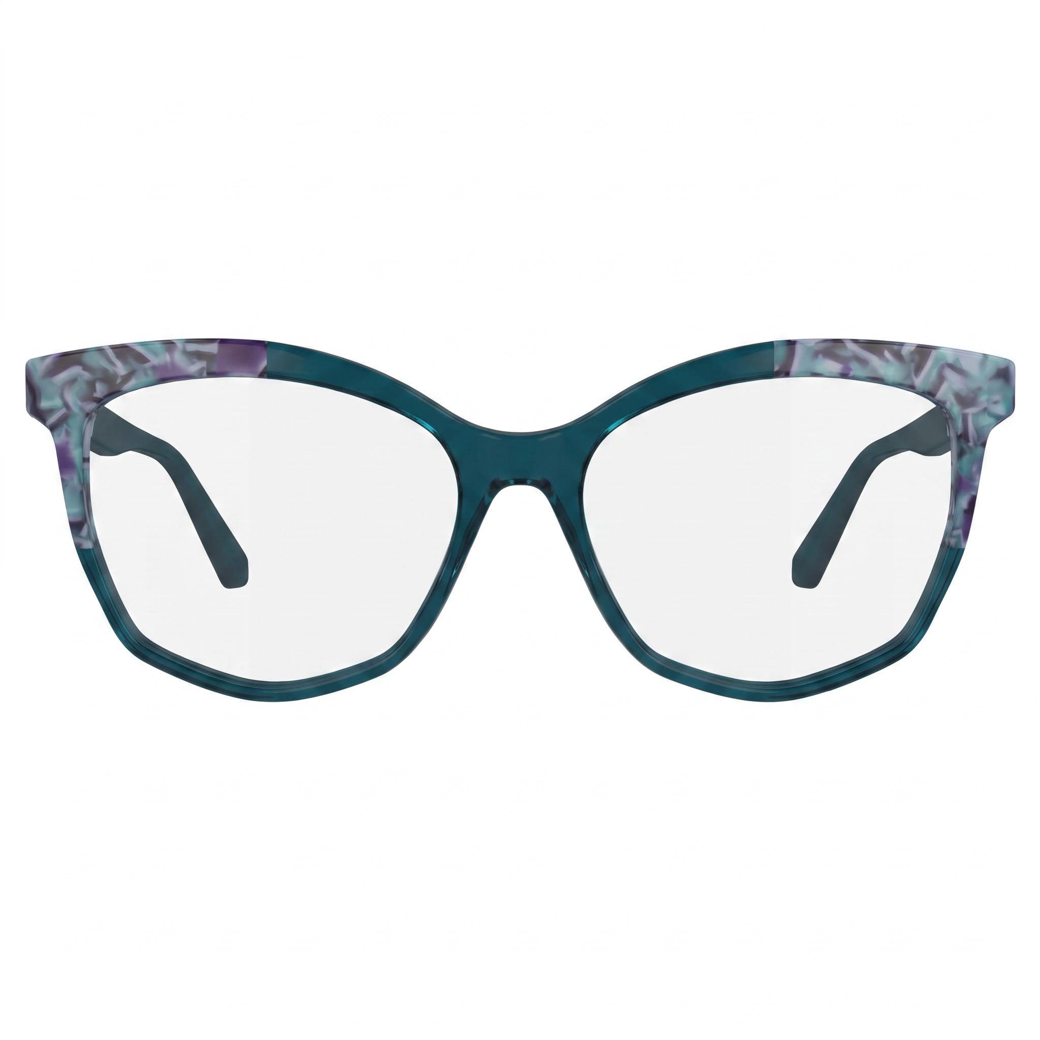 Gafas de sol KARL LAGERFELD Kl6154 unisex con montura de acetato, azul mármol azul, lentes de policarbonato, 55 mm, Photo 2