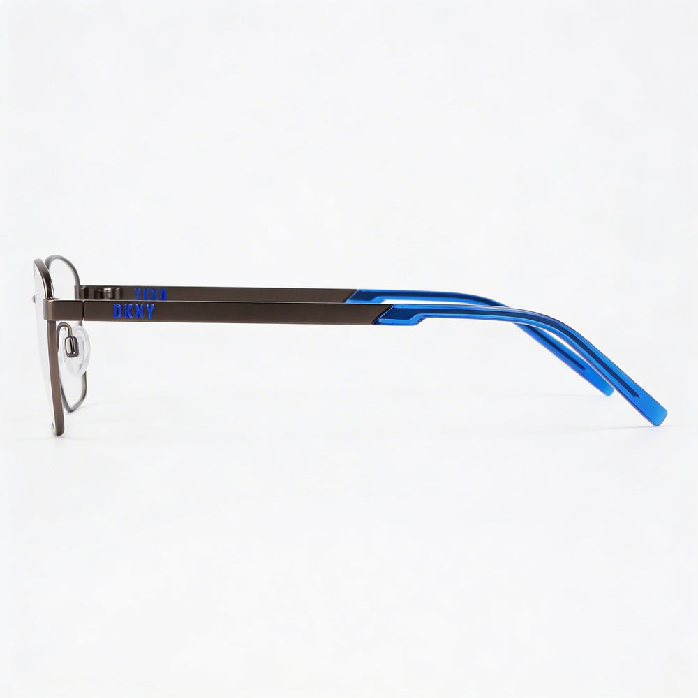 DKNY Classic Women's Acetate Eyeglasses with Transparent Polycarbonate Lenses in Satin Gunmetal 53-16-140