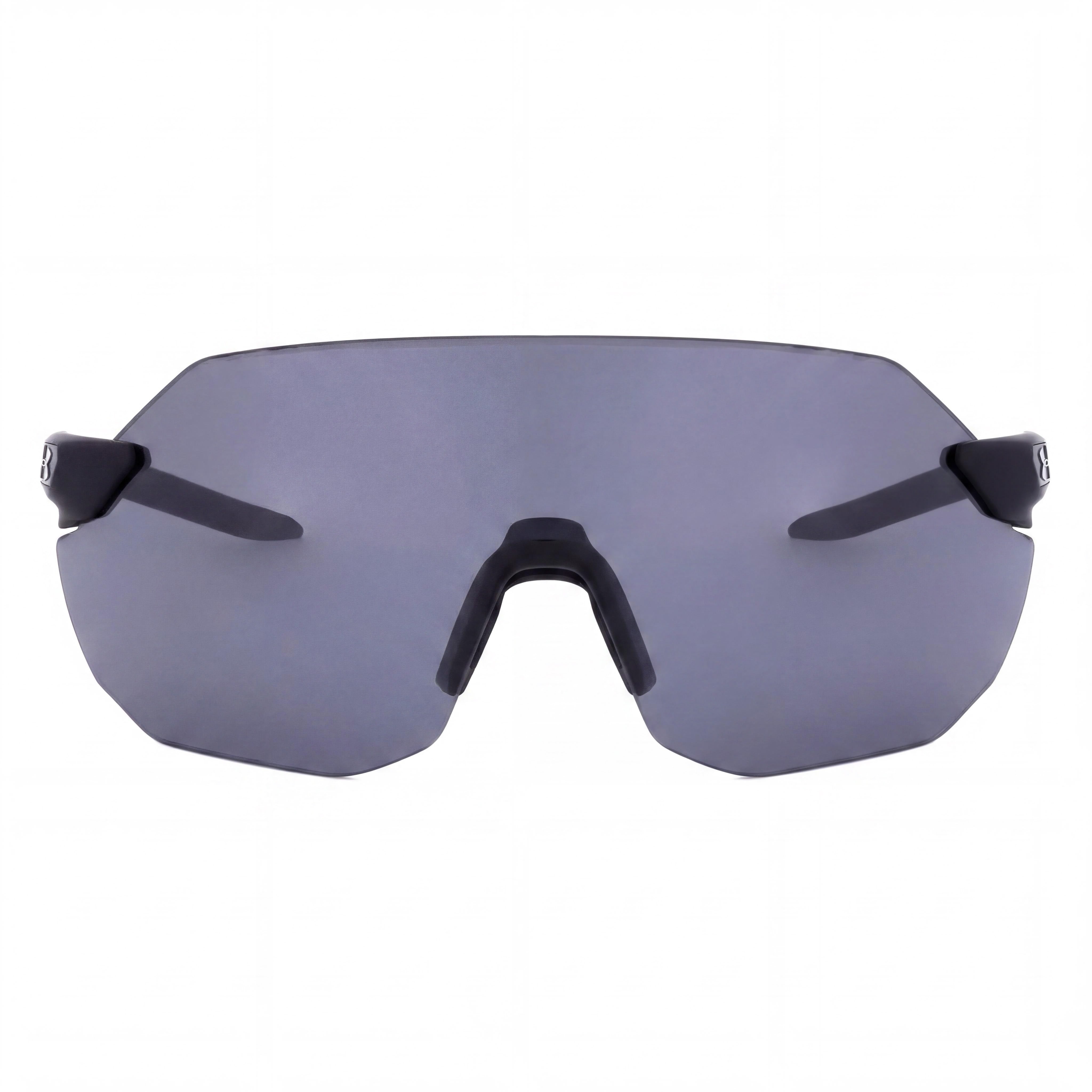 Gafas de sol unisex Under Armour Classic, montura de policarbonato negro mate, protección UV, lentes grises de 99 mm, Photo 2