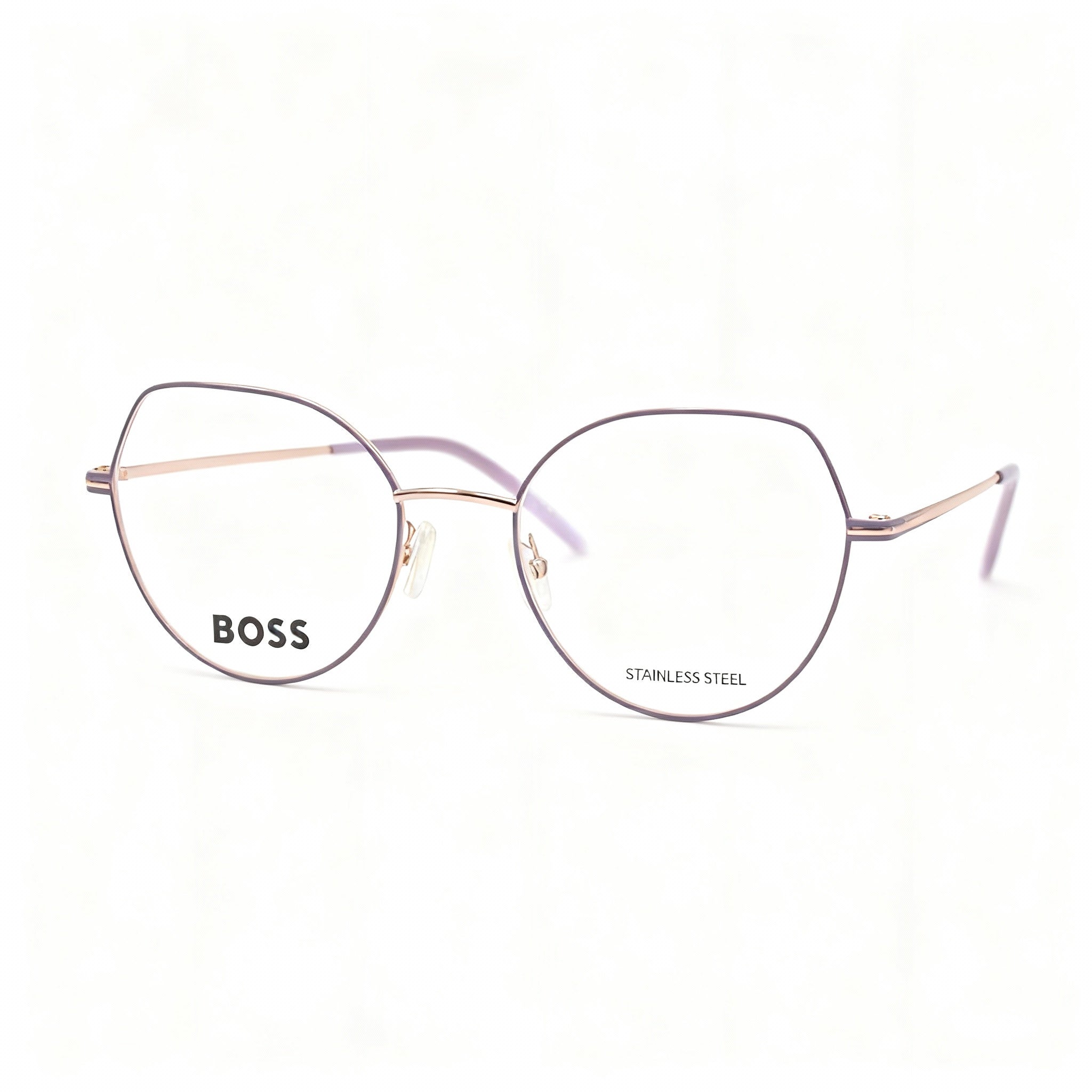 Hugo Boss 1591 Women's Casual Stainless Steel Eyeglasses Hzj Frame Clear Non-Polarized Lenses 51-20-140, Photo 3