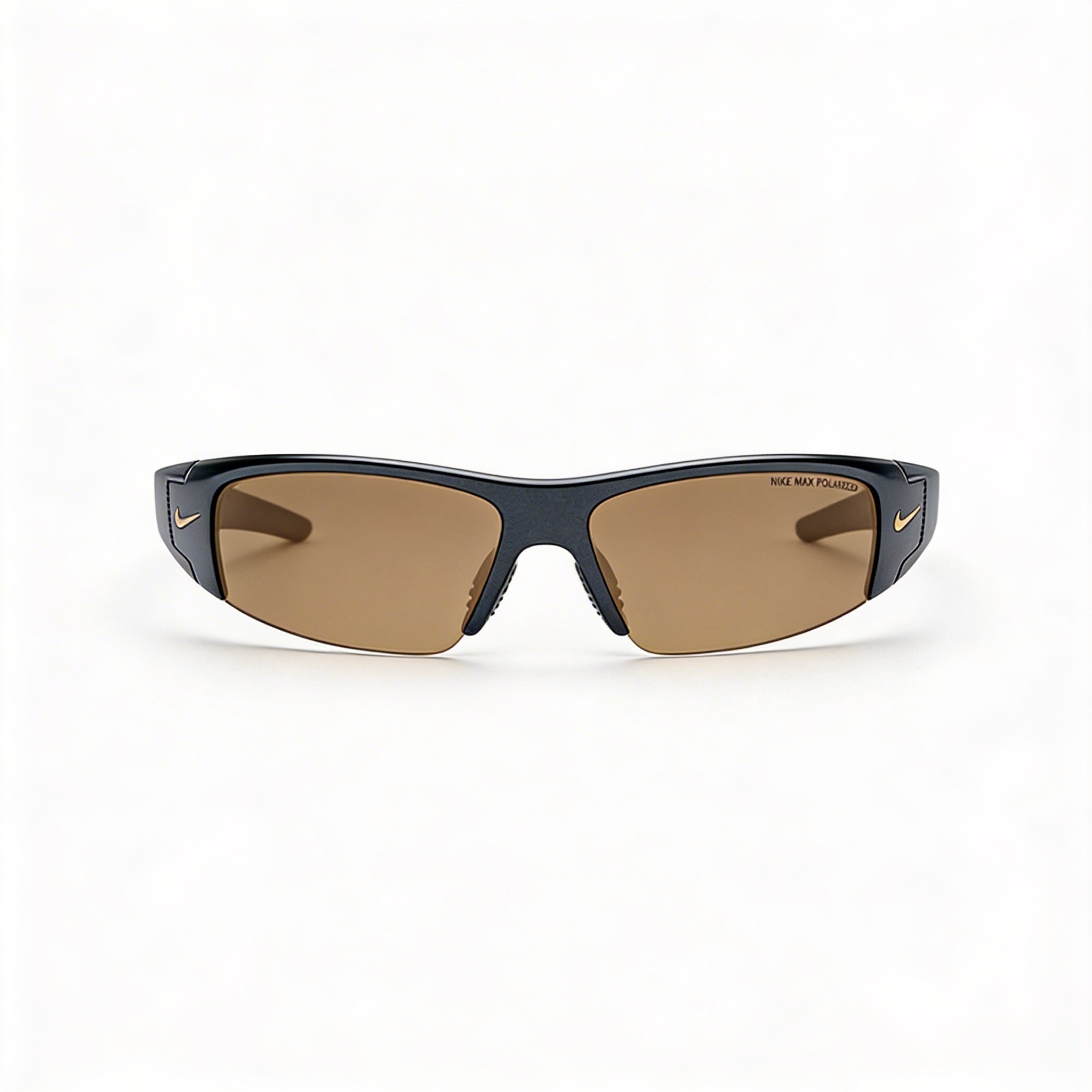Nike Classic Unisex Onyx Nylon Frame Brown Polarized UV Protected Lenses 135mm Sunglasses, Photo 3