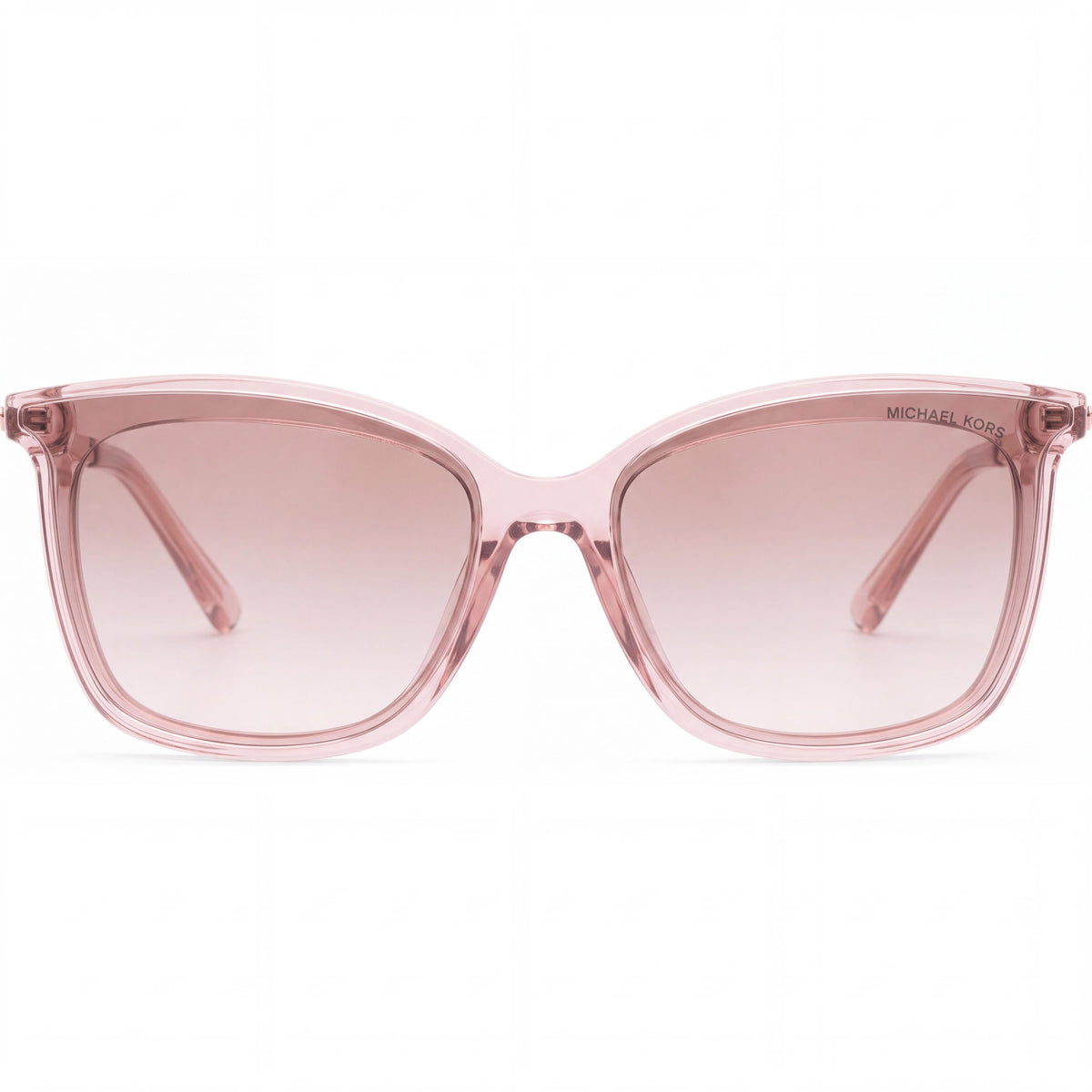Gafas de sol Michael Kors Zermatt 0mk2079u para mujer, de acetato, polarizadas, con protección UV, estilo ojo de gato, transparentes, en tono rosa empolvado y gris, con degradado rosa, 61 mm., Photo 2