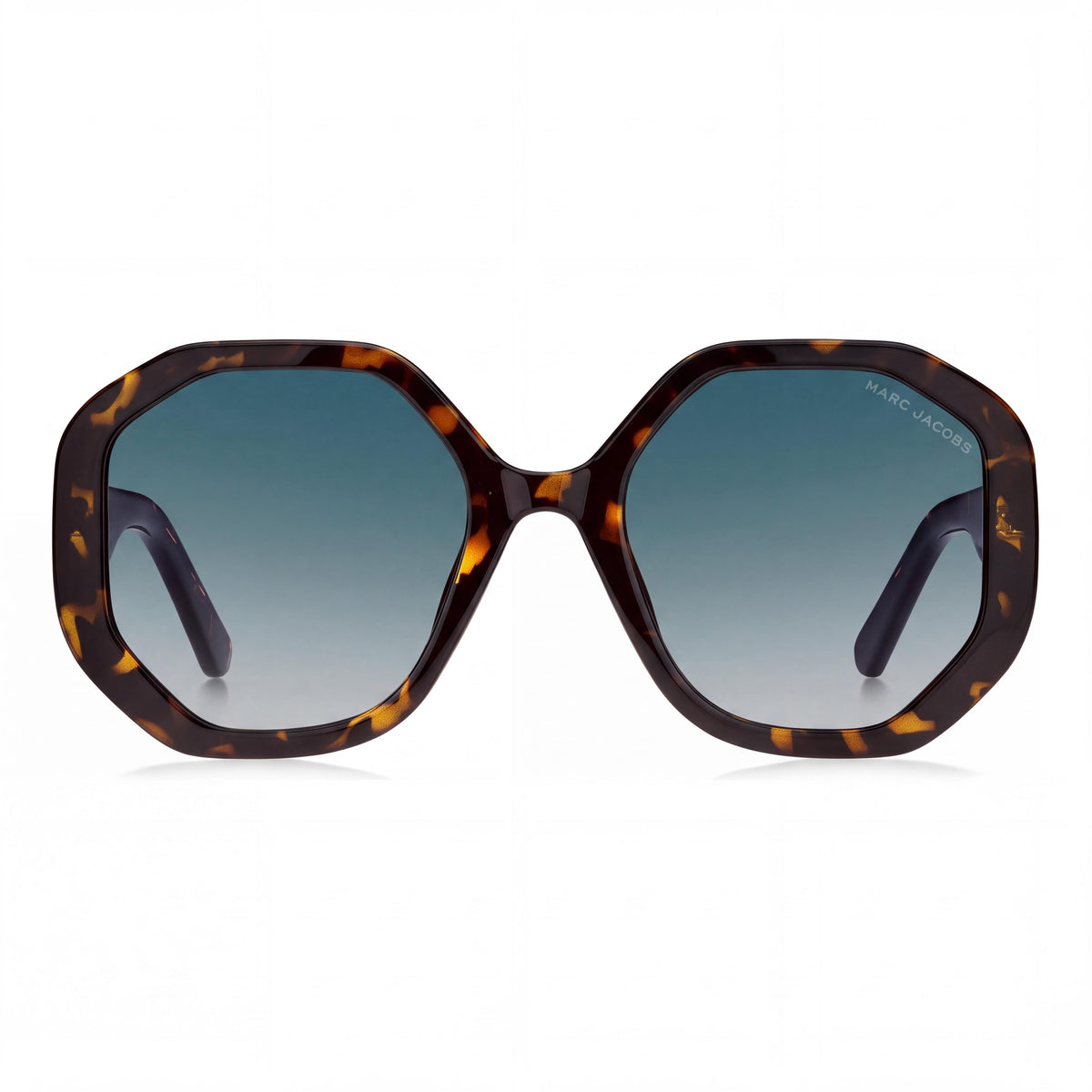 Gafas de sol de plástico clásico Habana azul claro sombreado con protección UV Marc Jacobs MARC 659/S para mujer 53mm, Photo 2