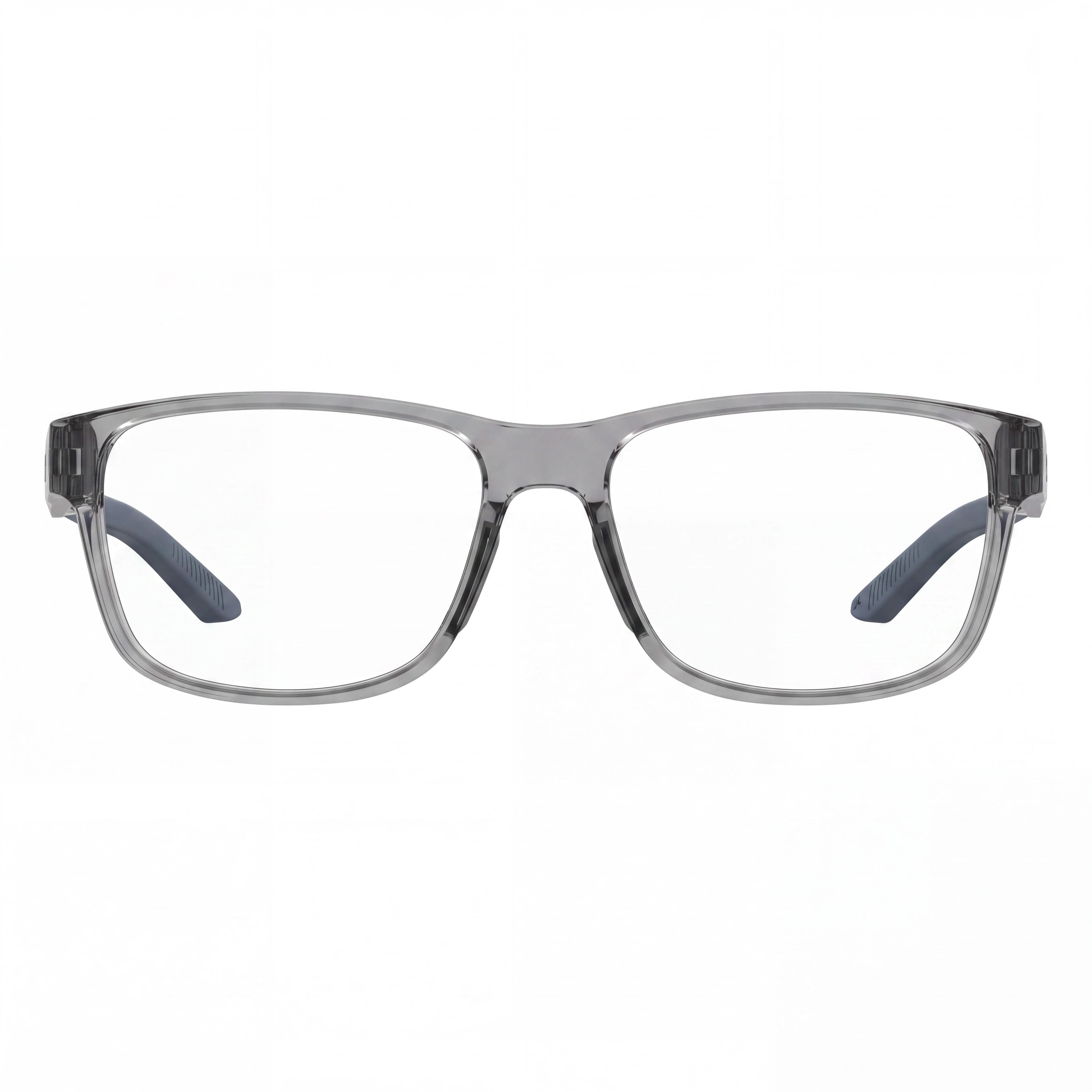 Under Armour Classic Men's Crystal Grey Polyamide Frame, Polycarbonate Lens Sunglasses, Lens 56mm Bridge 16mm Temple 145mm, Photo 2