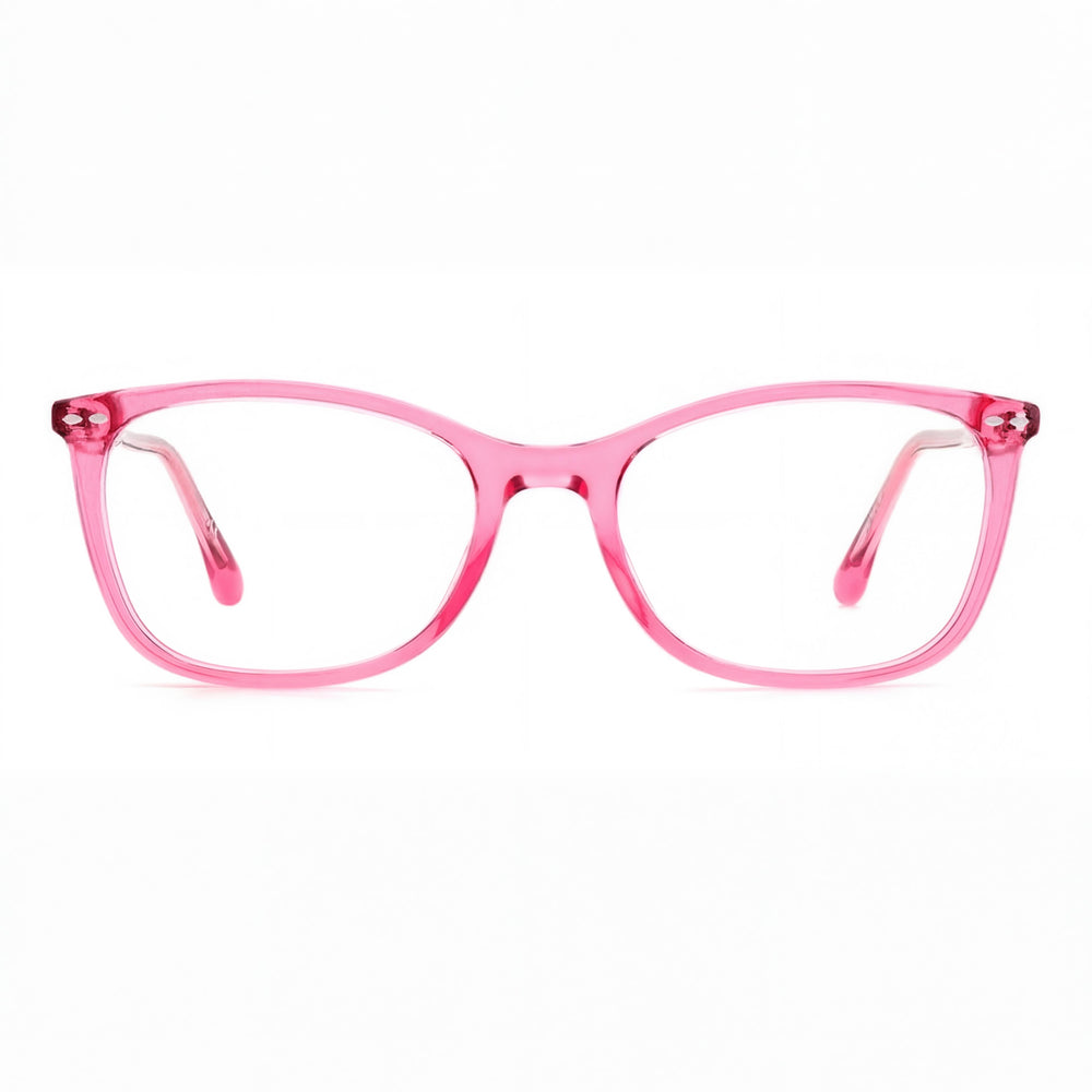 Isabel Marant Modern Unisex Acetate Frame Pink Silver Sunglasses, Lens Width 53mm, Bridge Width 18mm, Temple Length 145mm