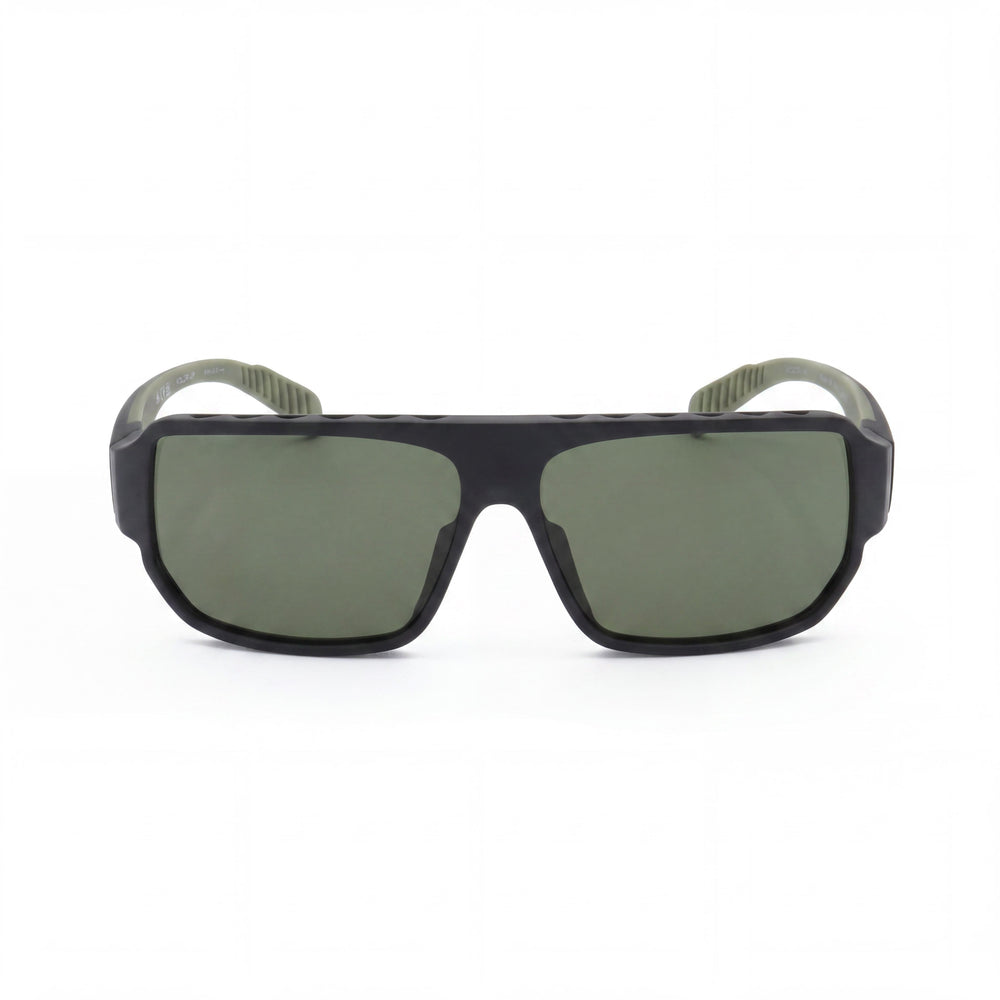 adidas Sp0038 Men's UV Protected Sunglasses with Plastic Frame in Matte Black Green (61mm Lens Width)
