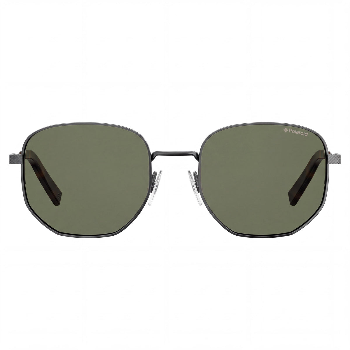 Polaroid Pld 2081/S/X Men's Stainless Steel Dark Ruthenium Green Polarized 51mm Sunglasses, Photo 2