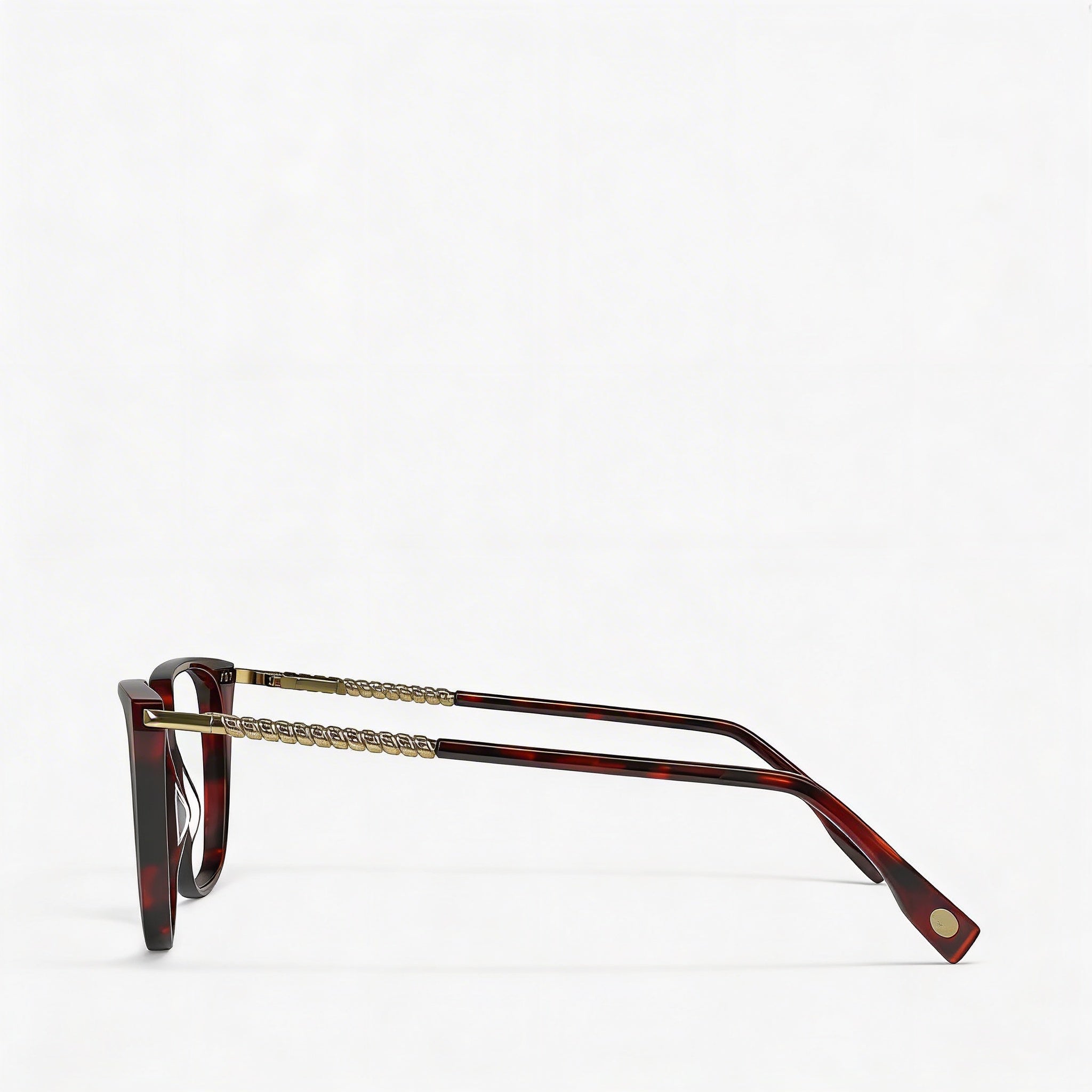 Lacoste Women's Casual Acetate Frame Optical Eyeglasses with Polycarbonate Lenses, Havana Red Color, 54mm, Photo 2