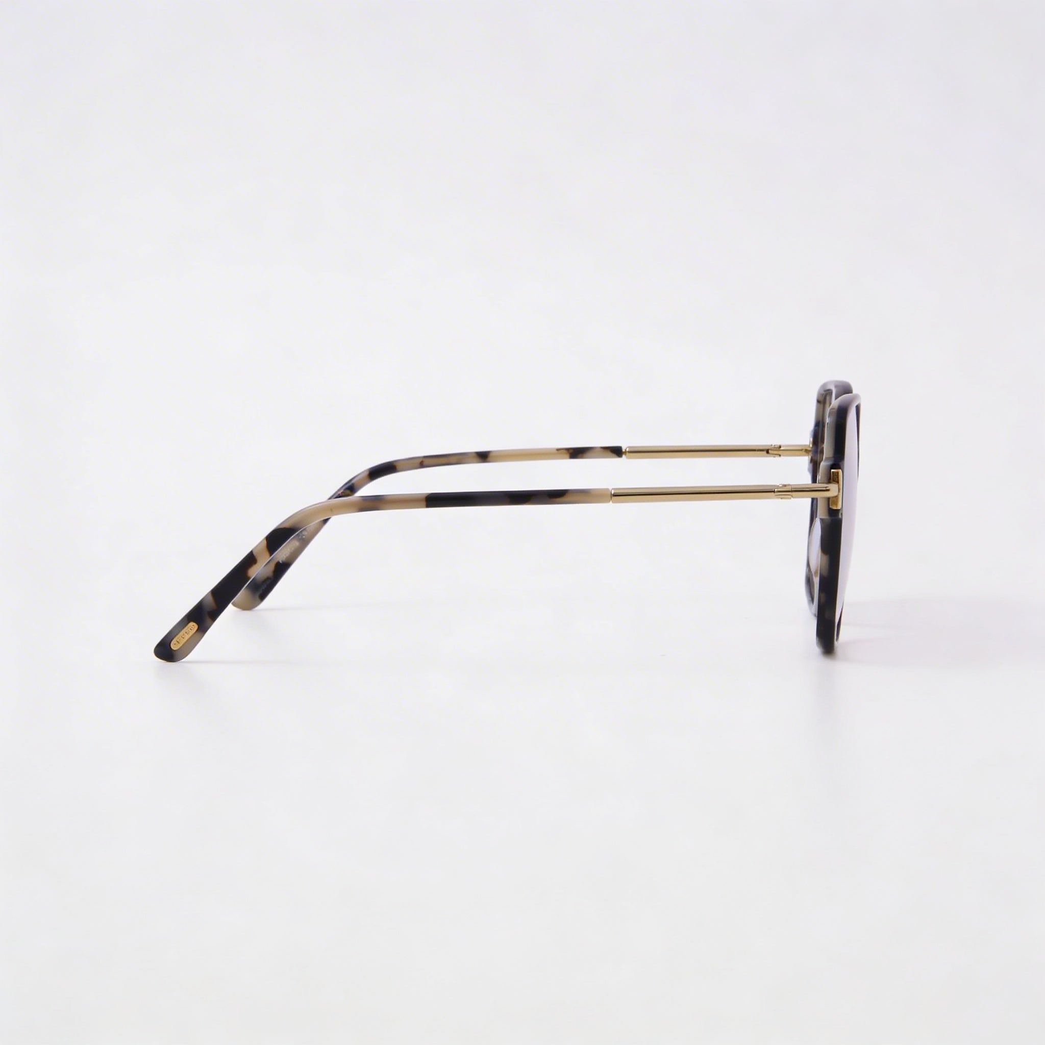 Tom Ford FT5915-B Women's Blue Filter Plastic Full Rim Square Eyeglasses Black Havana 53mm, Photo 3