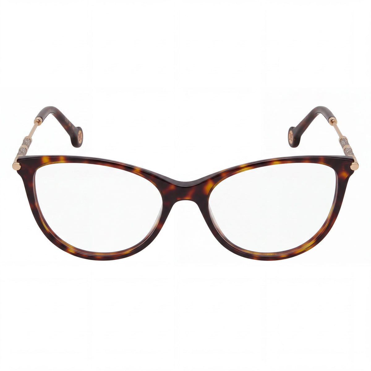 Carolina Herrera Her 0152 Women's Lightweight Plastic Frame Optical Eyeglasses with Polycarbonate Demo Lenses 53mm, Photo 2