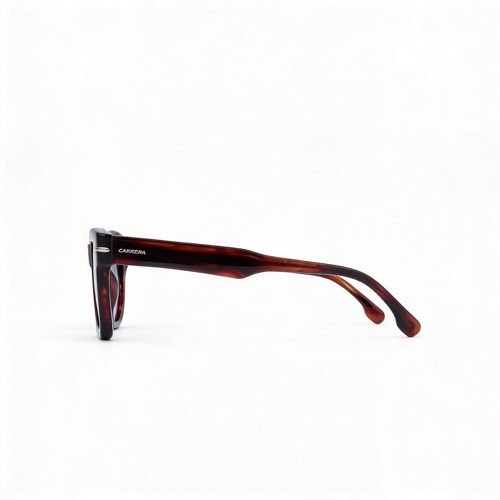 Carrera Signature Gafas de sol de hombre de acetato cuerno marrón, gris oscuro sombreado no polarizadas 100% UV 52mm