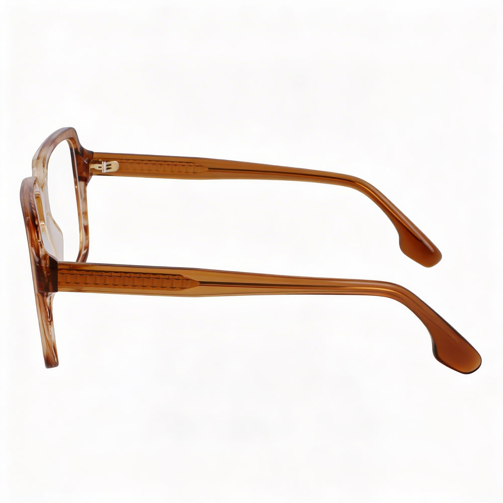 Montura de gafas oftálmicas Victoria Beckham Vb2668 para mujer, marrón degradado vintage, talla 53-17-140