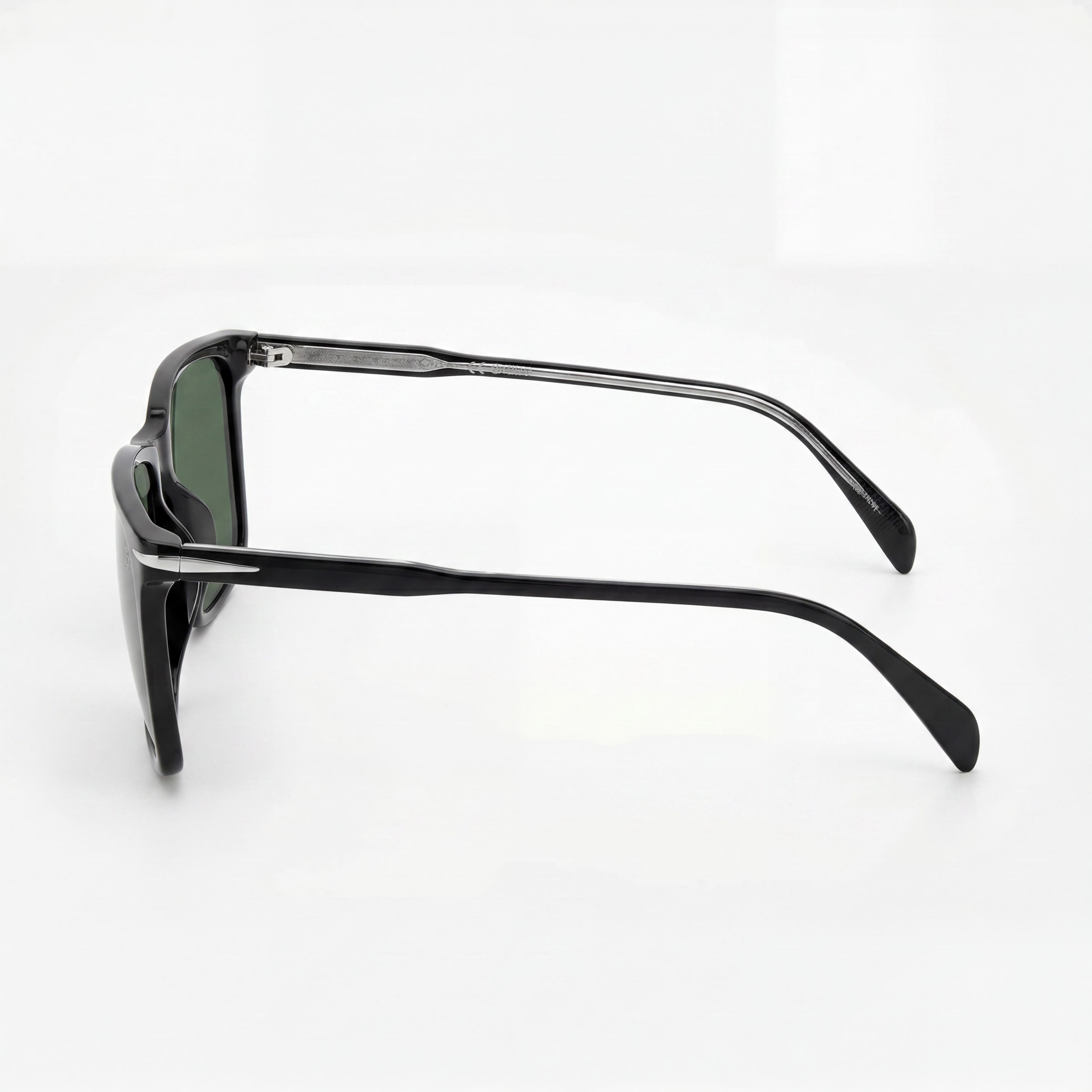David Beckham 20663780759UC Db 1145-G-S Men's Black Light Acetate Green Polarized Polycarbonate Sunglasses 58mm, Photo 3