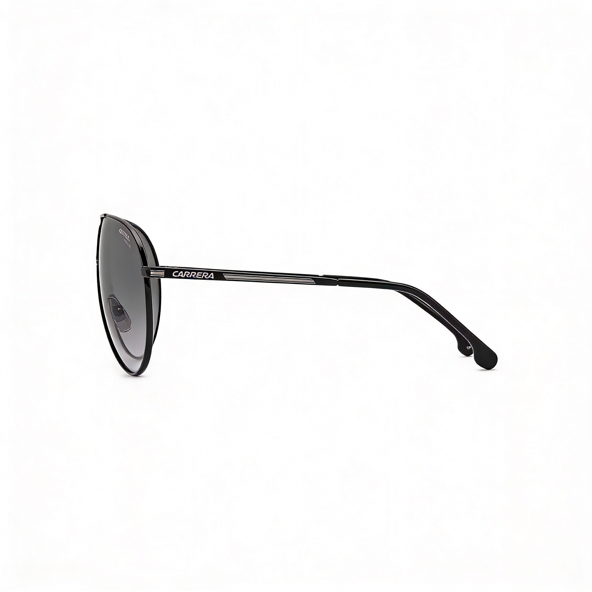 Gafas de sol Carrera GIPSY65 unisex de piloto de acero inoxidable, color negro y gris degradado, protección UV 100 %, 64 mm, Photo 3