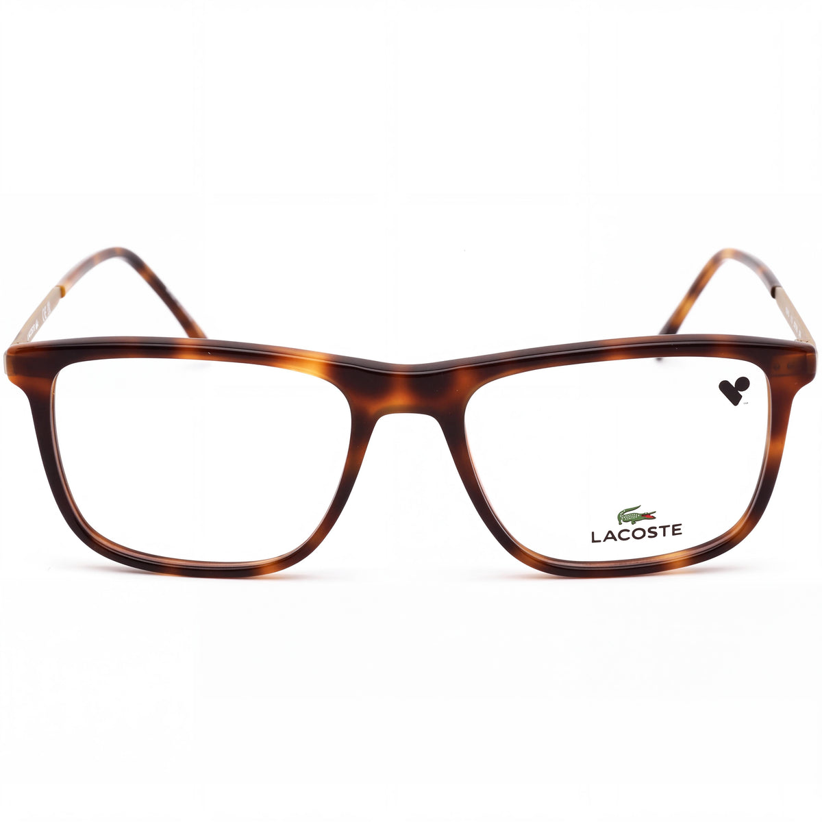 Gafas Lacoste L2871-214-54 unisex con montura de plástico multicolor y lentes transparentes, lente 54 mm, puente 18 mm, varilla 145 mm, Photo 2