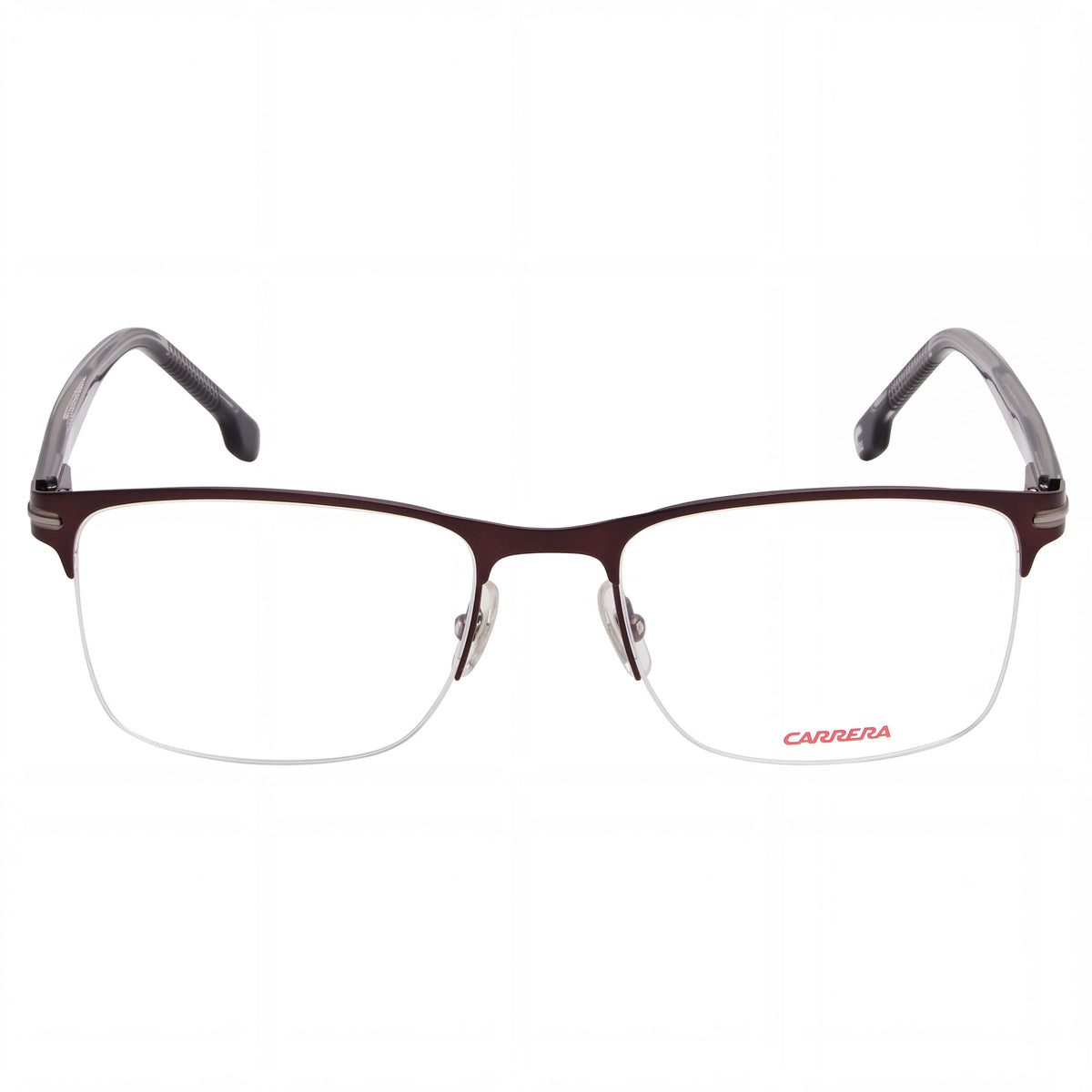 Gafas de sol Carrera 291 unisex con montura de acero de aleación en color marrón mate y lentes de policarbonato no polarizadas, ancho de lente 55 mm, Photo 2