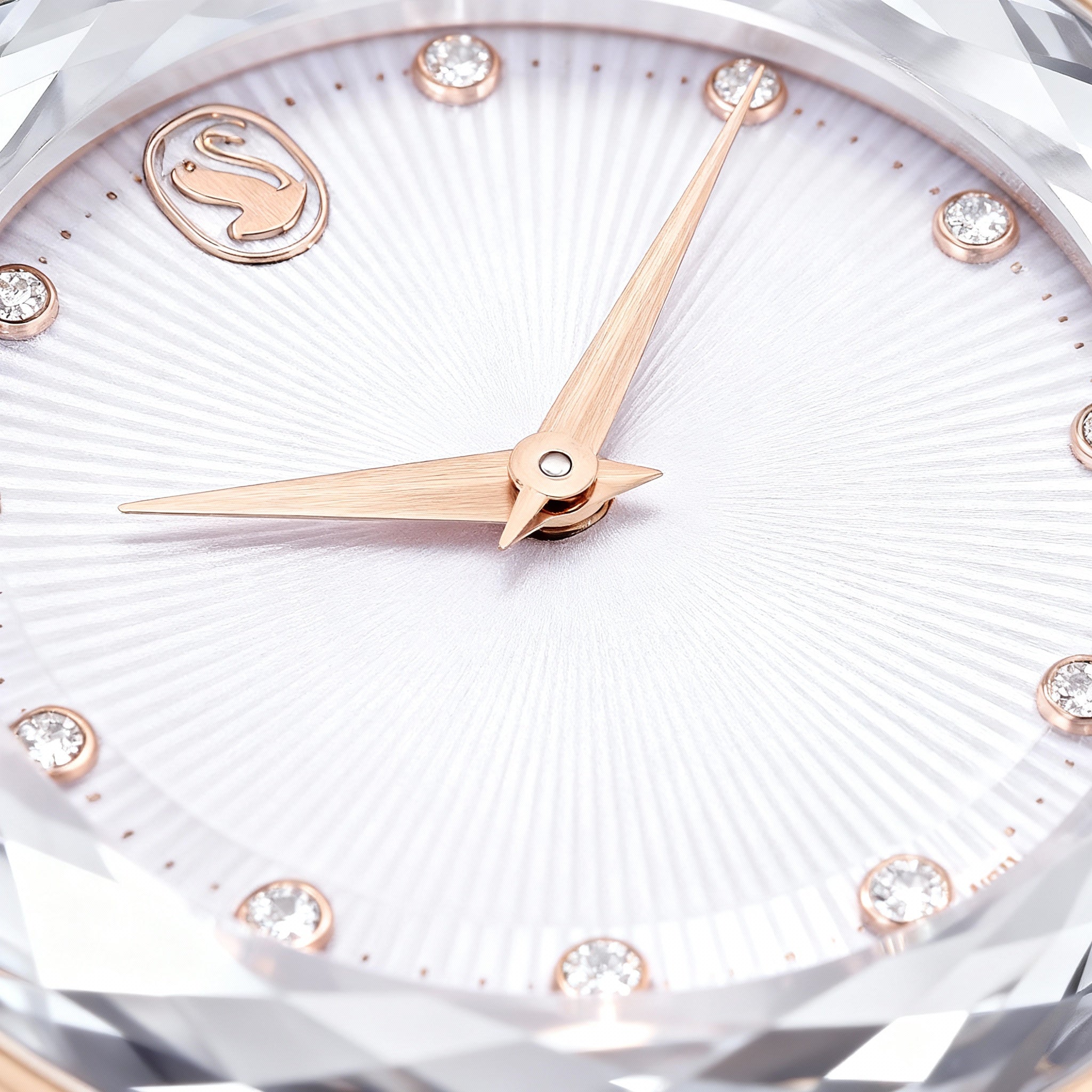 Swarovski Octea Nova 5650011 Women's Rose Gold Tone Metal Bracelet Watch, Sapphire Crystal, 33mm