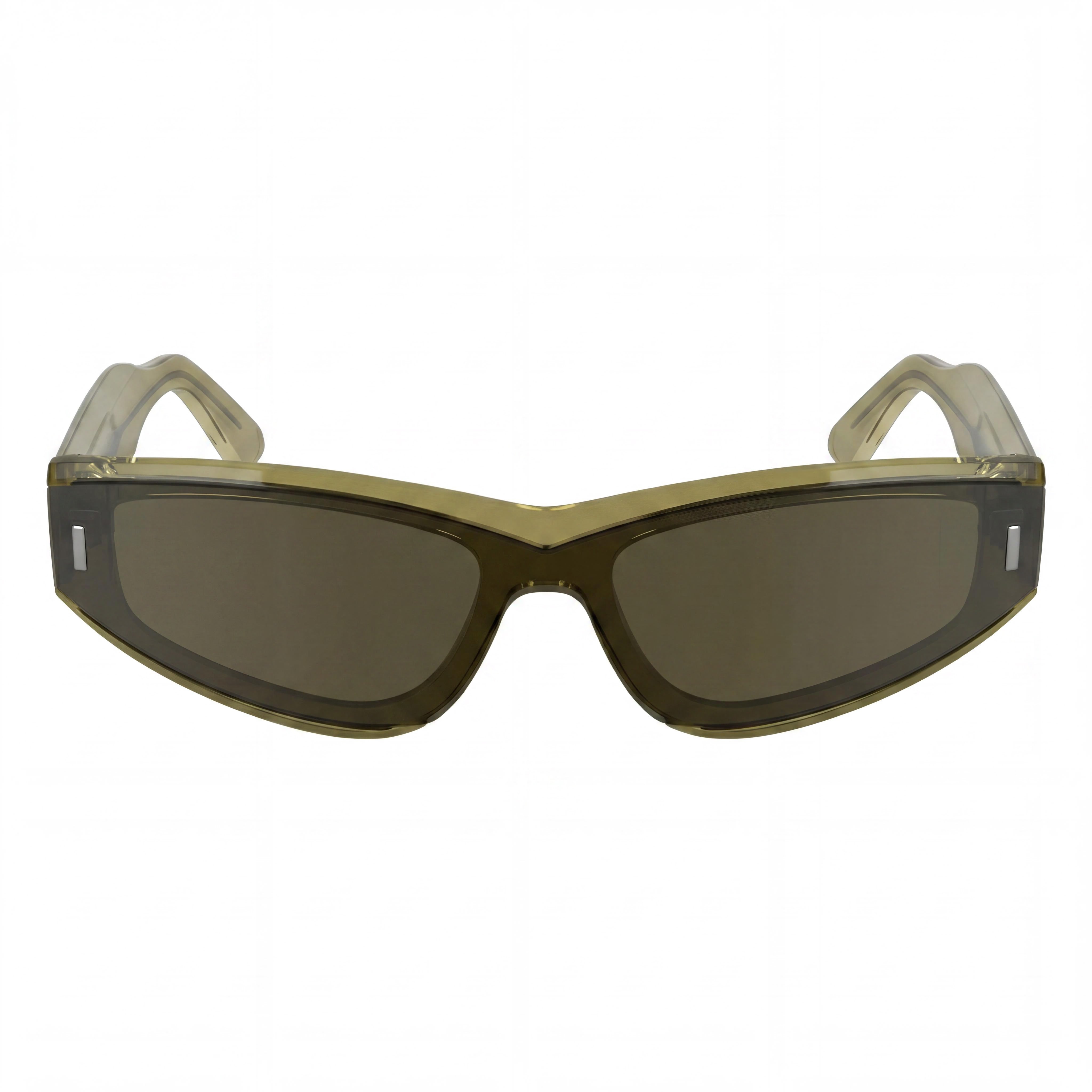 Calvin Klein Ck24534s Unisex Cat-Eye Sunglasses, Light Brown Plastic Frame, Solid Brown Nylon Lenses, UV Protection, 54mm, Photo 2