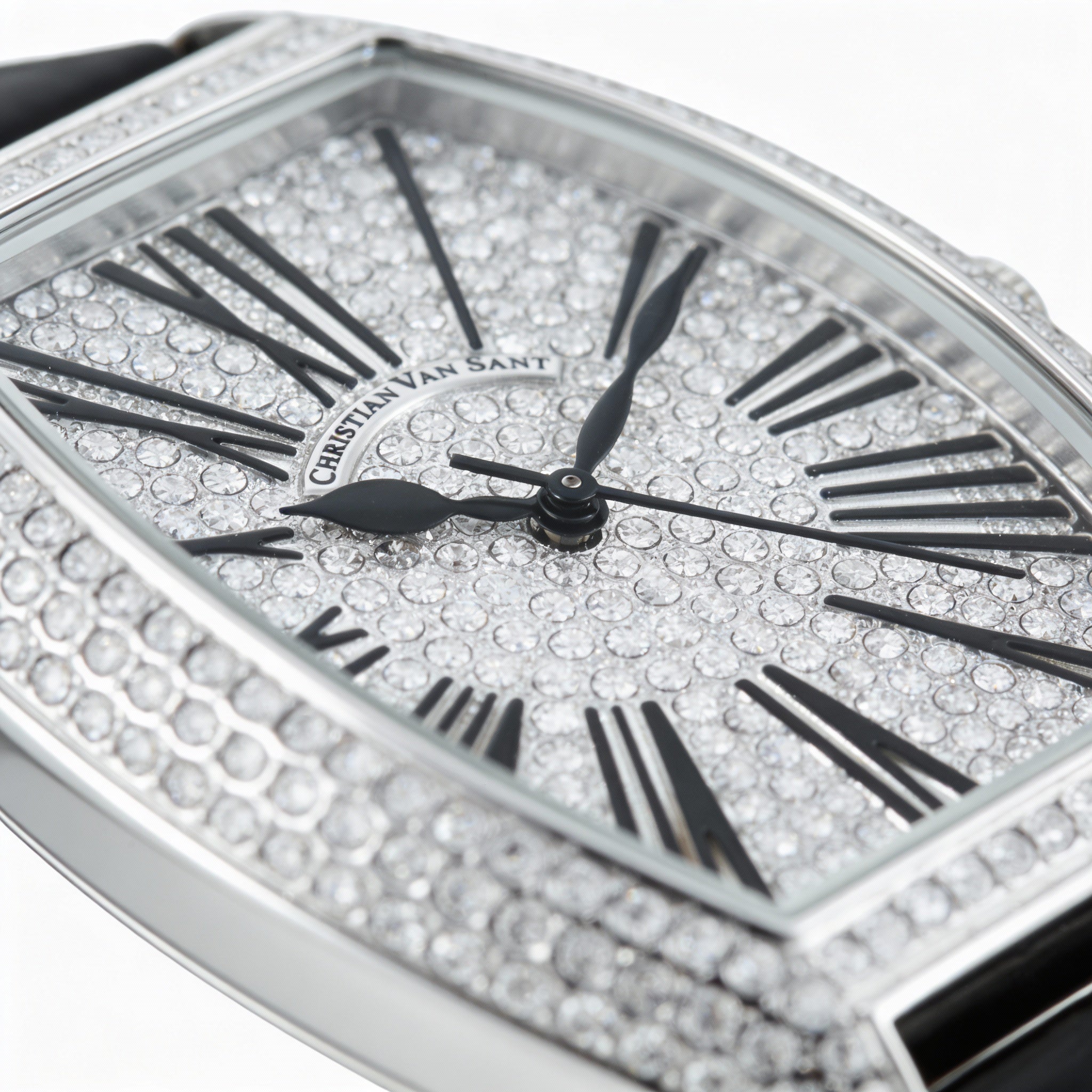 Reloj de cuarzo plateado para mujer de Christian Van Sant con esfera y bisel de cristal, Photo 2