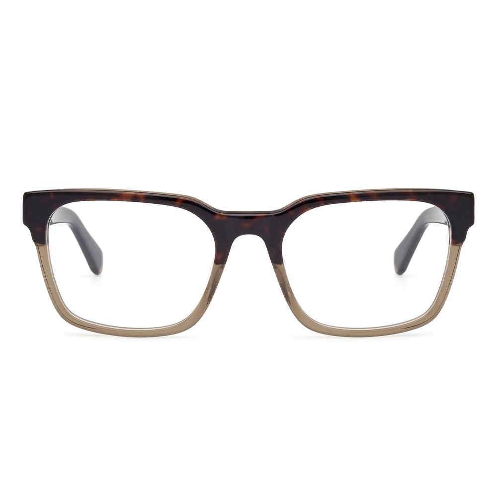 Gafas Guess GU50094 Havana Rectangulares para Hombre, Plástico 55mm