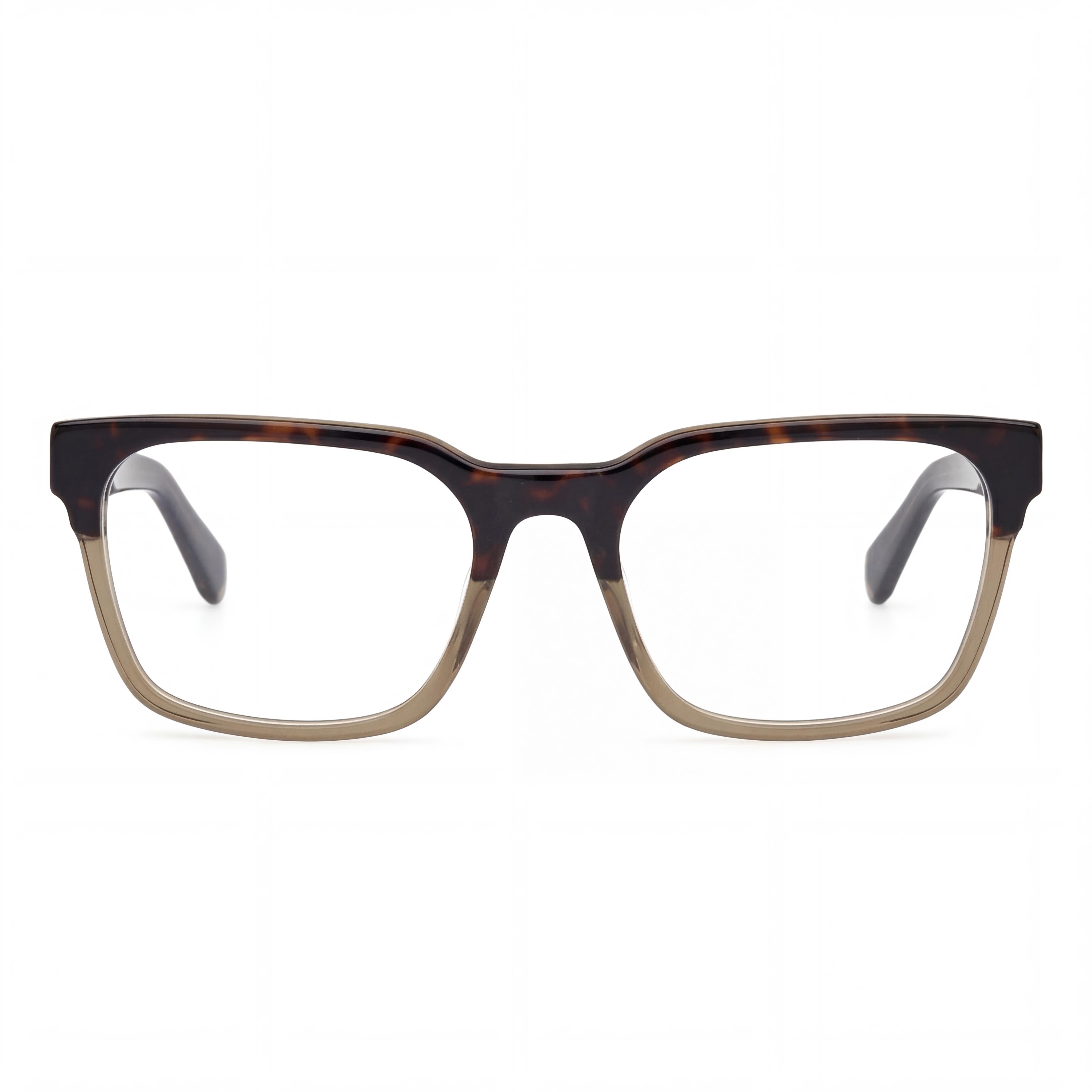 Guess GU50094 Havana Rectangle Eyeglasses for Men, Plastic 55mm, Photo 2