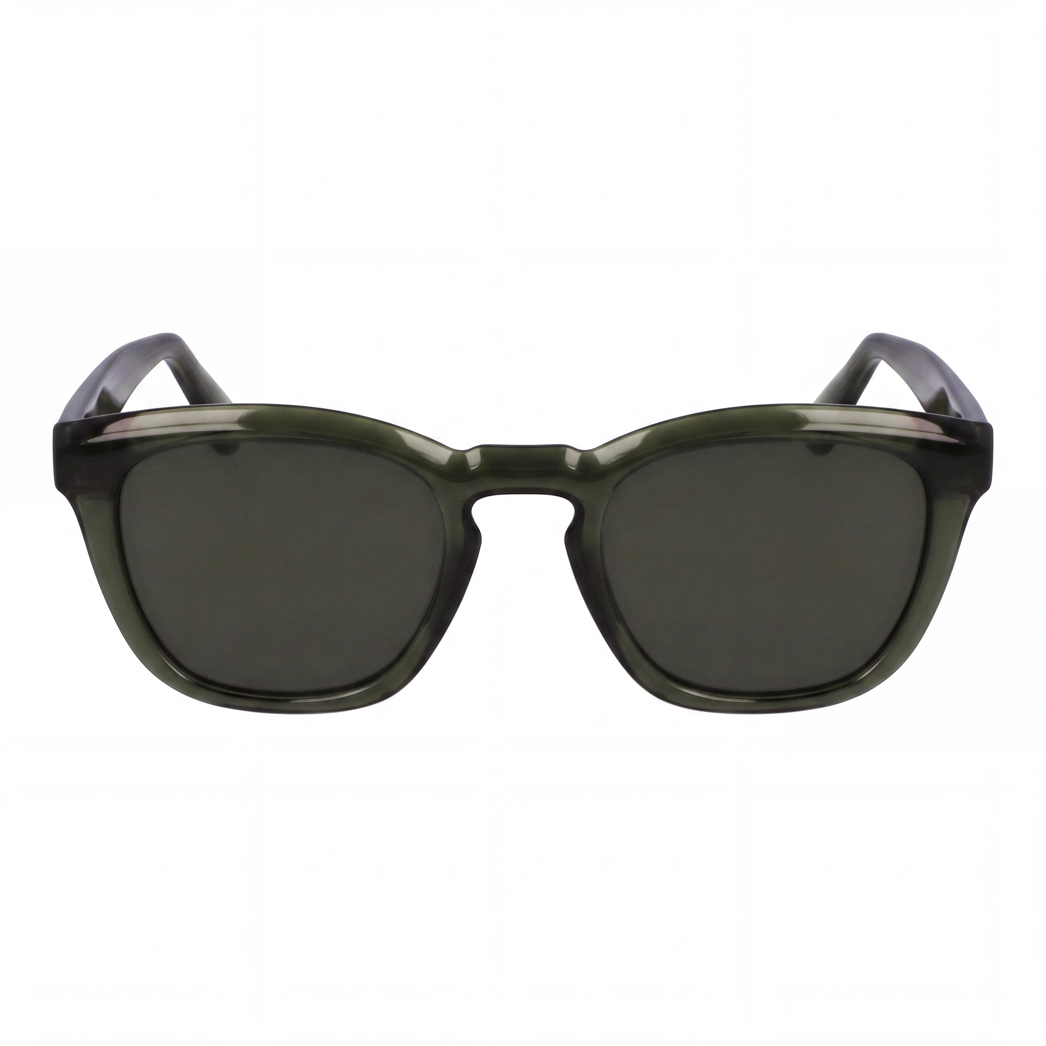 Ferragamo Sf2040se Gafas de Sol Rectangulares para Hombre de Acetato Transparente Caqui UV 400 No Polarizadas 50-21-145, Photo 2