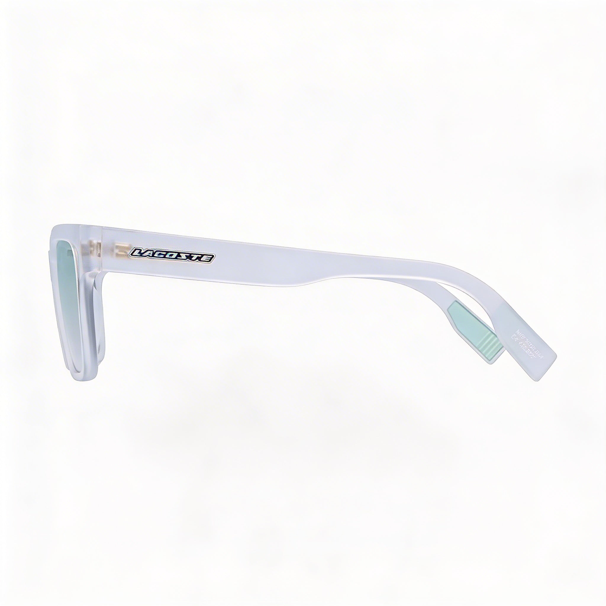 Gafas de sol Lacoste L6002s para mujer, en gris metalizado inyectado, con lentes verdes degradados y protección UV de 53 mm, Photo 3