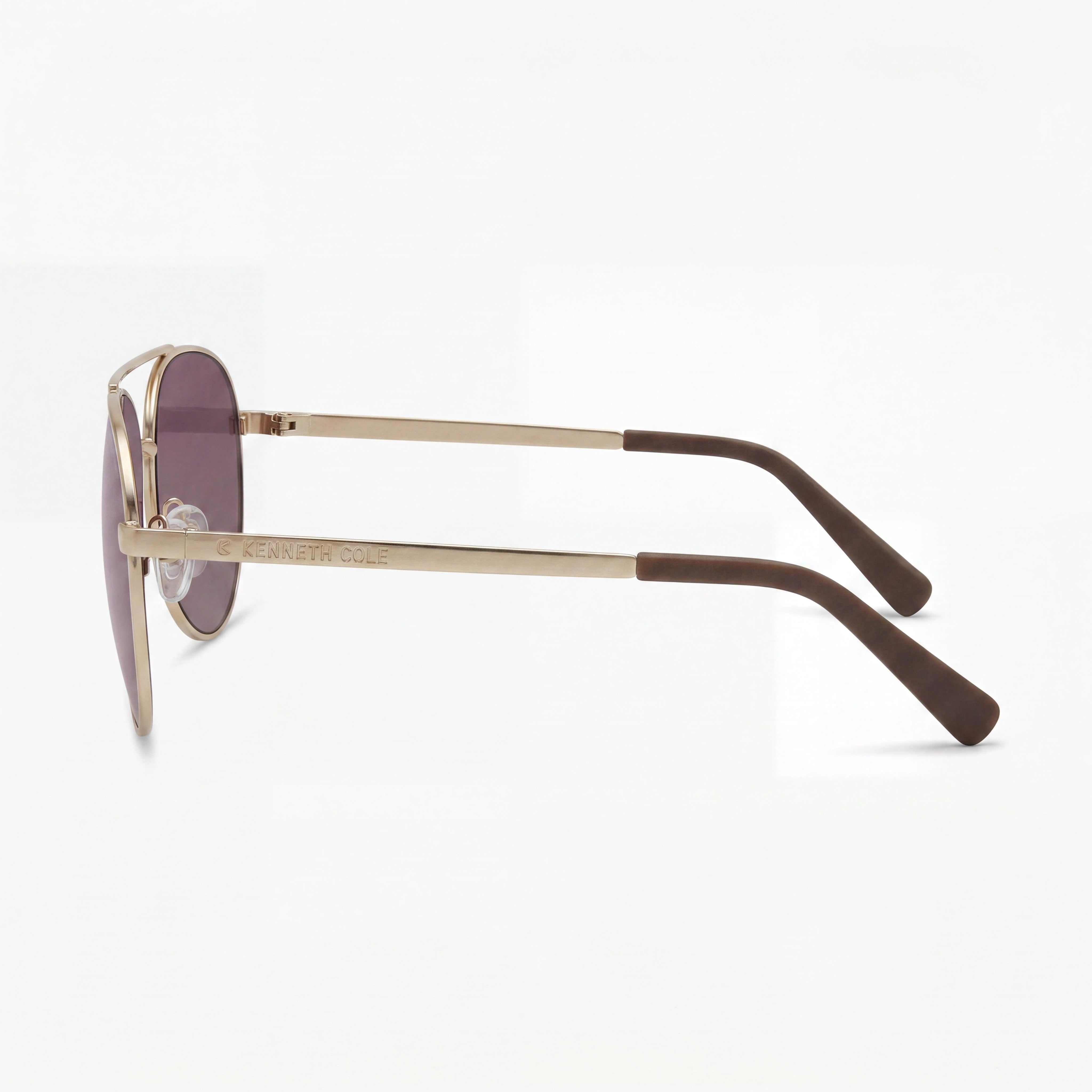 Kenneth Cole New York Kc6333g Women's Gold Brown Mirror Metal Frame Mirrored UV Protection Sunglasses 63mm, Photo 3