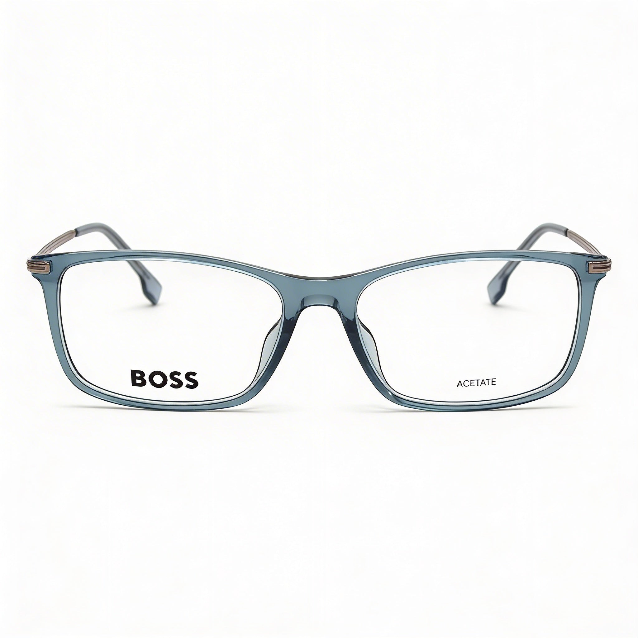 Gafas Hugo Boss Audio Systems Casual. Montura de acetato para hombre con lentes transparentes, 56-17-145, Photo 2