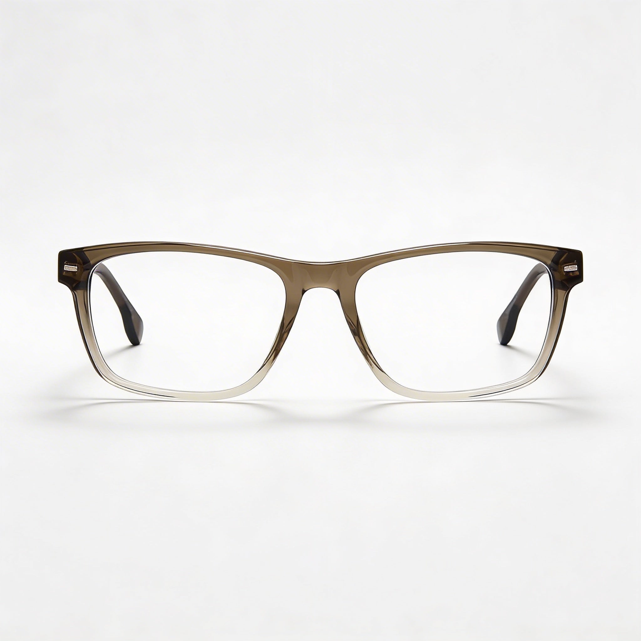 Boss 1354/U Unisex Grey Crystal Plastic Frame Eyeglasses with Polycarbonate Lenses 55-18-145, Photo 2