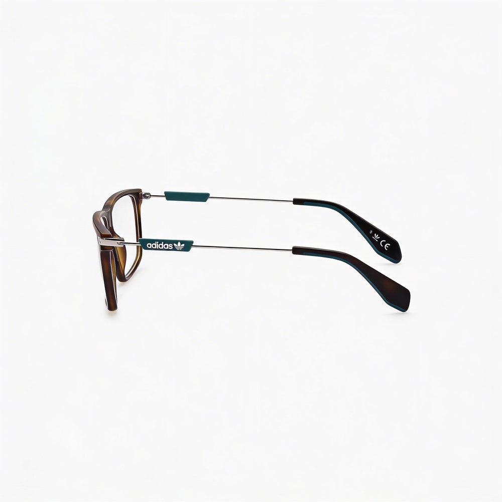 Gafas ópticas Adidas OR5032 para hombre, estilo casual, con montura de plástico, color Habana oscuro, ancho de lente de 54 mm