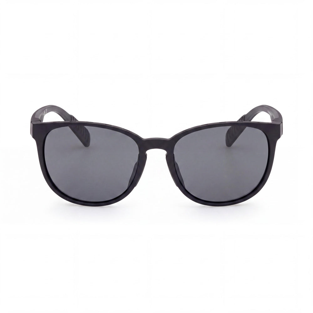adidas Classic Unisex Black Plastic UV Protected Non-Polarized Sunglasses 55mm