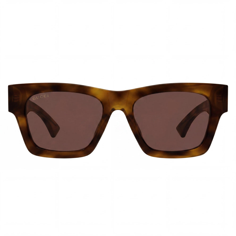 Gucci Modern Recycled Unisex Black Frame and Black Lenses Sunglasses, 18mm Bridge, 145mm Temple