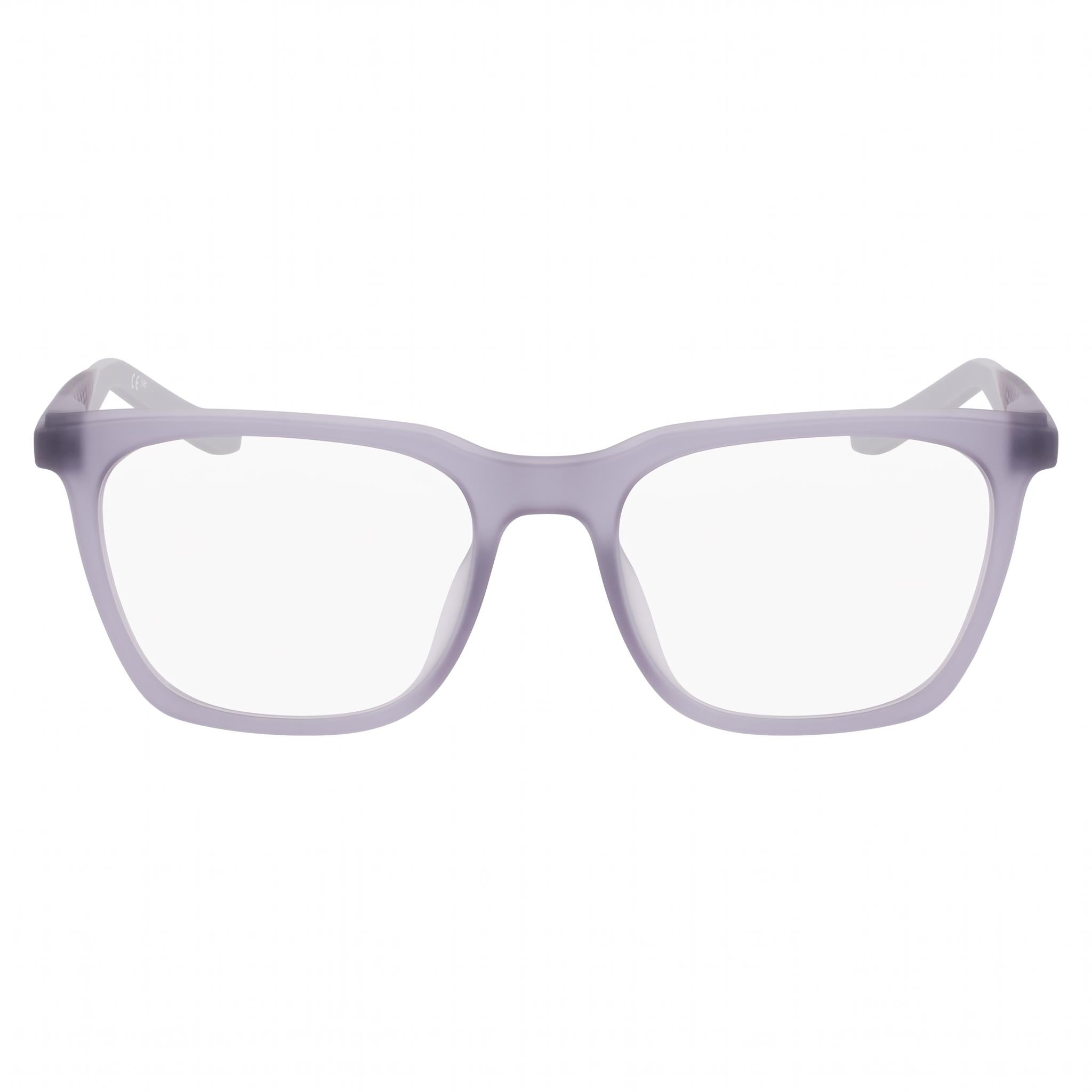Gafas unisex clásicas Nike con montura inyectada en gris lobo mate, lentes de policarbonato, ancho de lente de 53 mm, Photo 2