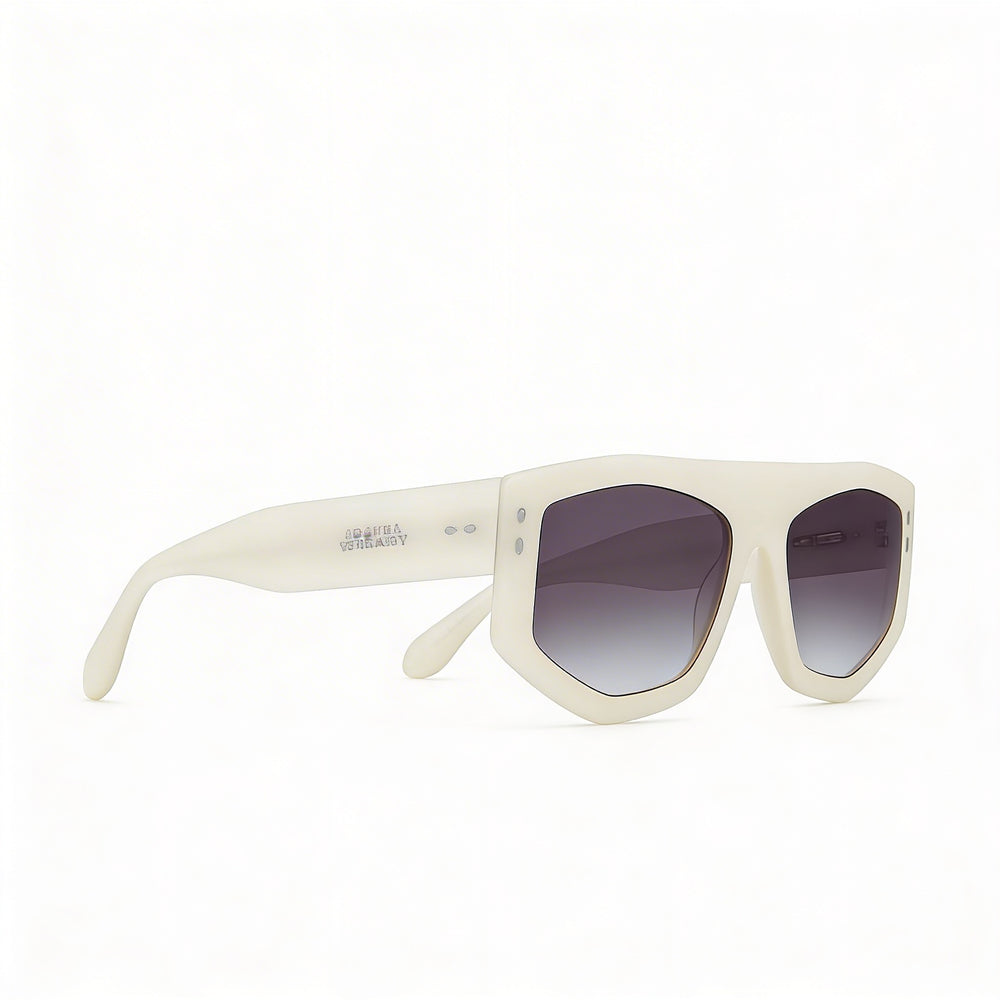 Isabel Marant Women's Trendy Acetate Sunglasses Pearled White Grey Frame 56-18-145 UV Protected