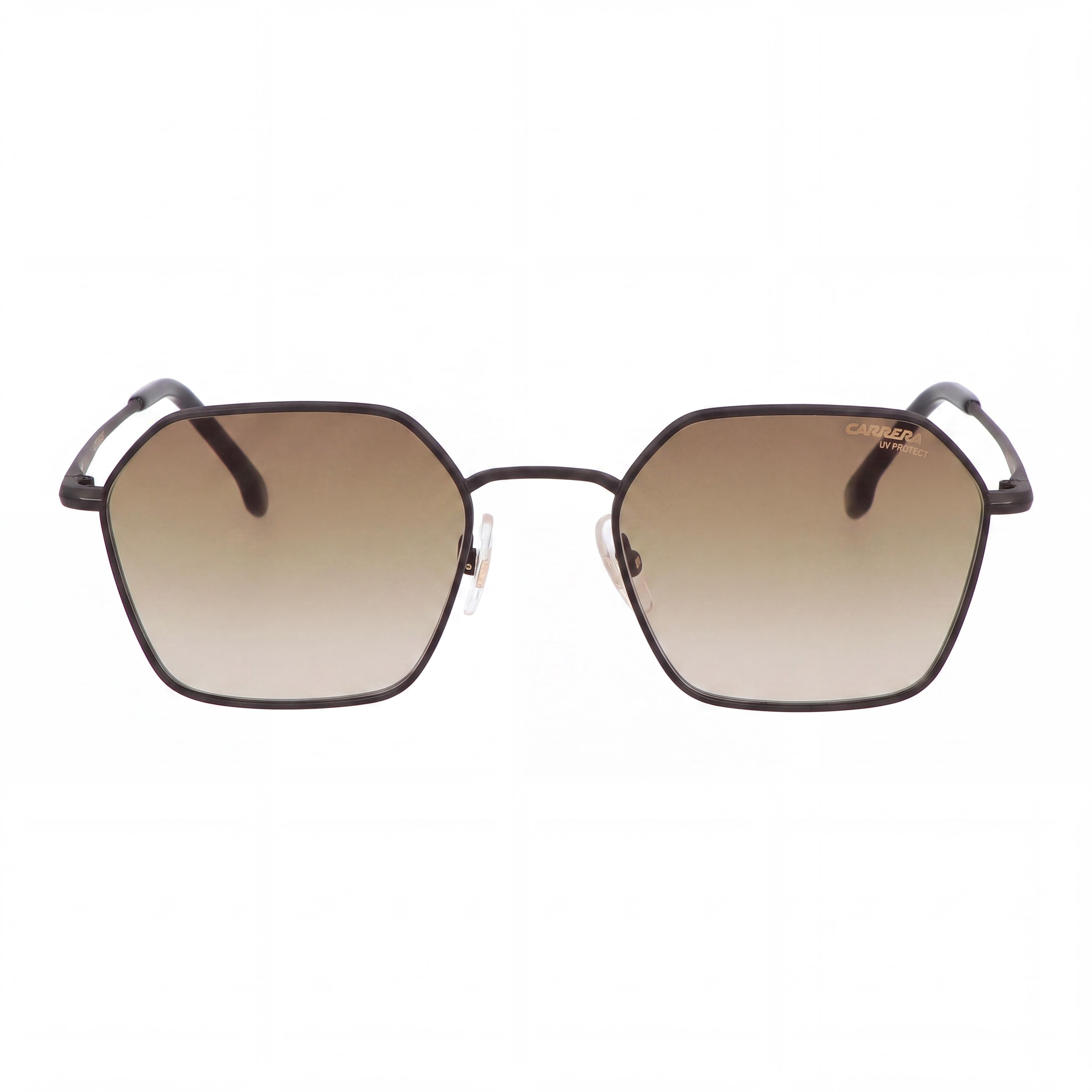Carrera 334/S Unisex Matte Black Stainless Steel Sunglasses with Black Non-Polarized UV Protected Lenses, 53mm, Photo 2