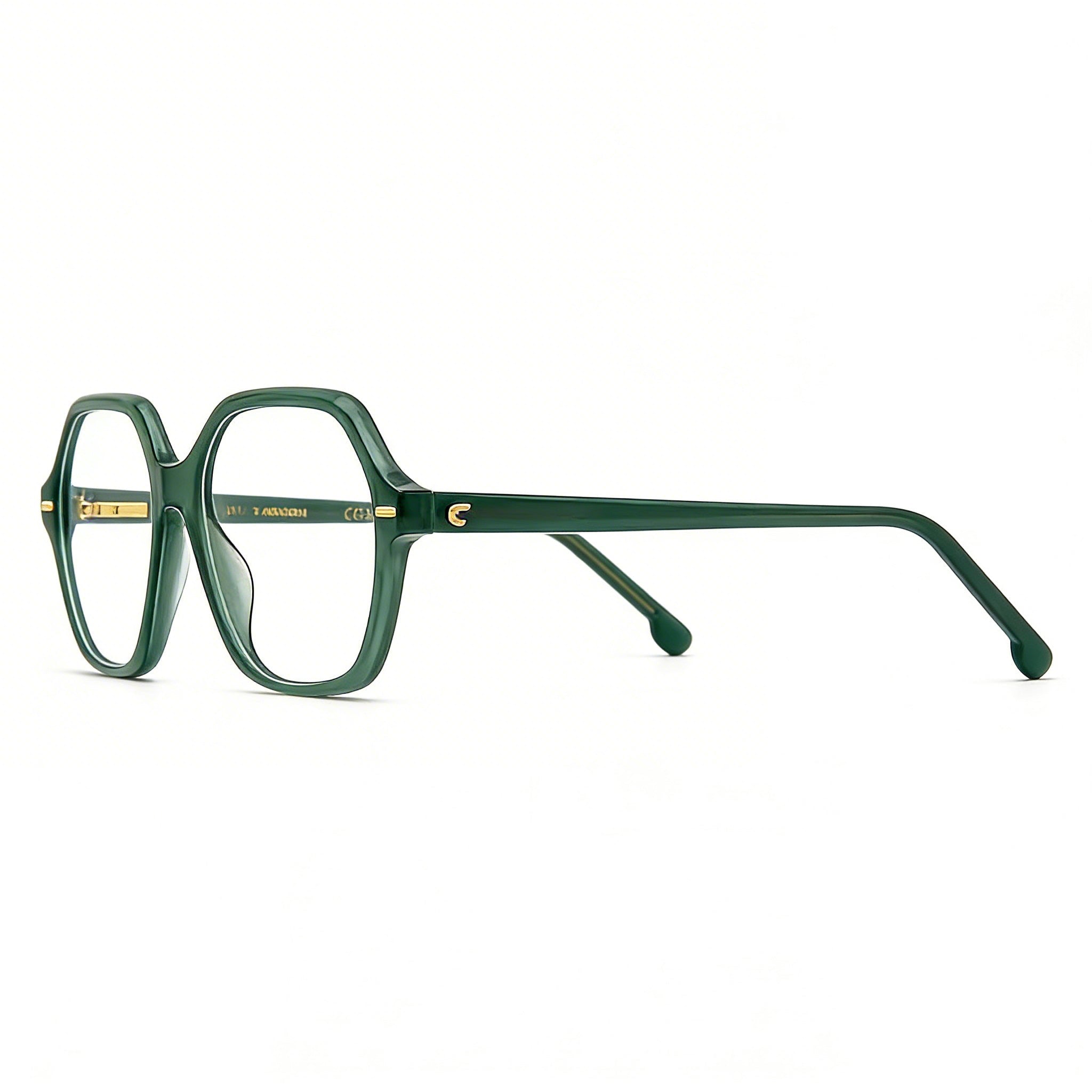 Carrera 3032 Gafas Rectangulares Verdes para Mujer, Acetato 54mm, Photo 2