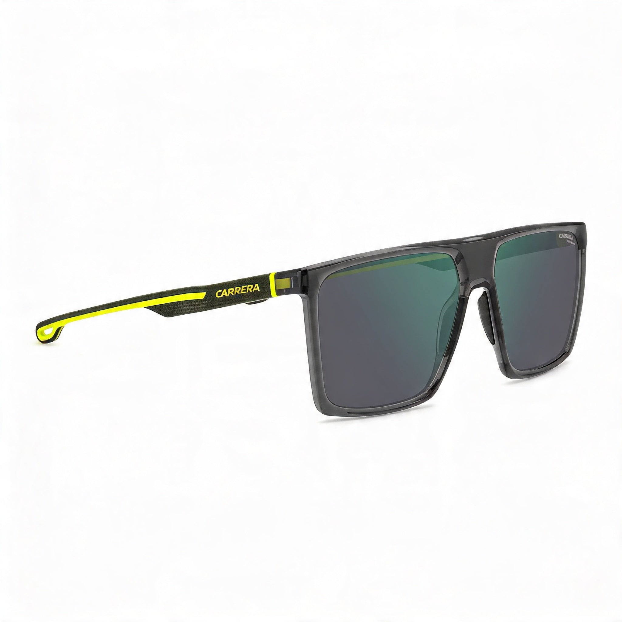 Carrera CASUAL Gafas de sol de poliamida ecológica UV 400 no polarizadas para mujer, Gris Amarillo Fluo, 58mm, Photo 2