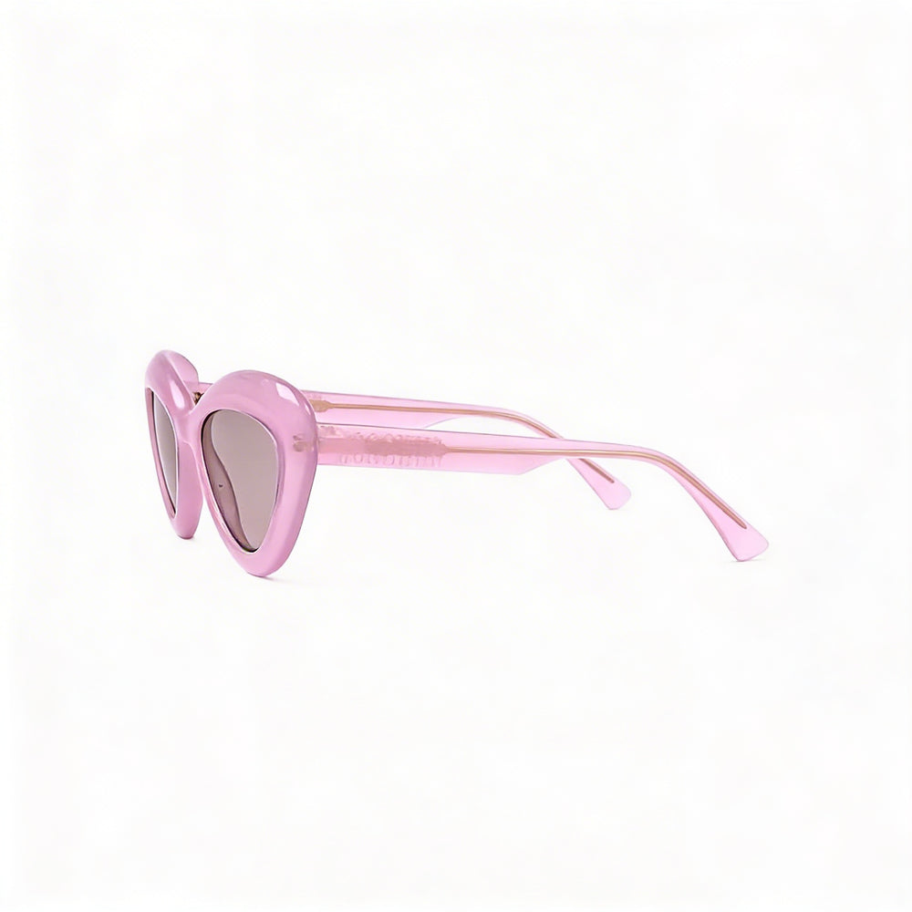 Gafas de sol Moschino MOS163/S para mujer, de plástico, con forma de ojo de gato, color rosa, 100 % protección UV, no polarizadas, 55 mm