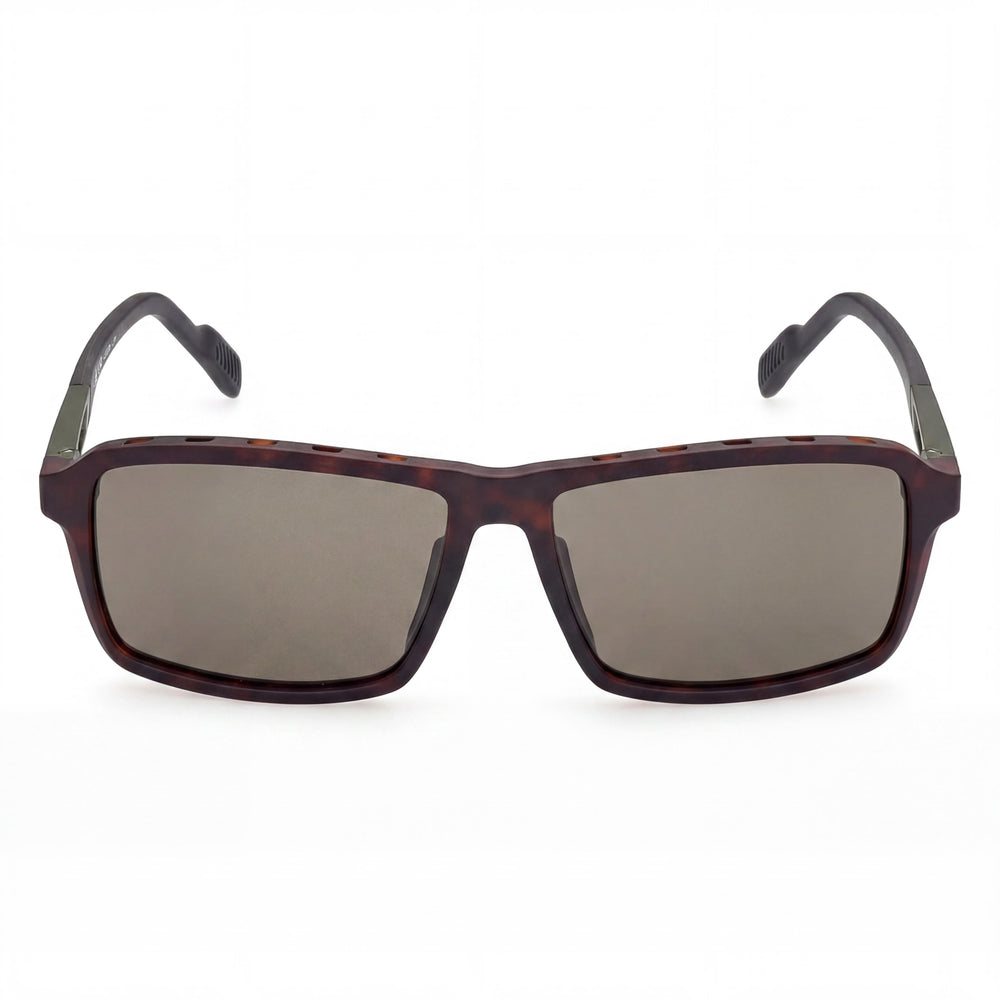 adidas Sp004902s Men's Black Plastic Sunglasses with Bordeaux Lenses, 59mm, UV Protection