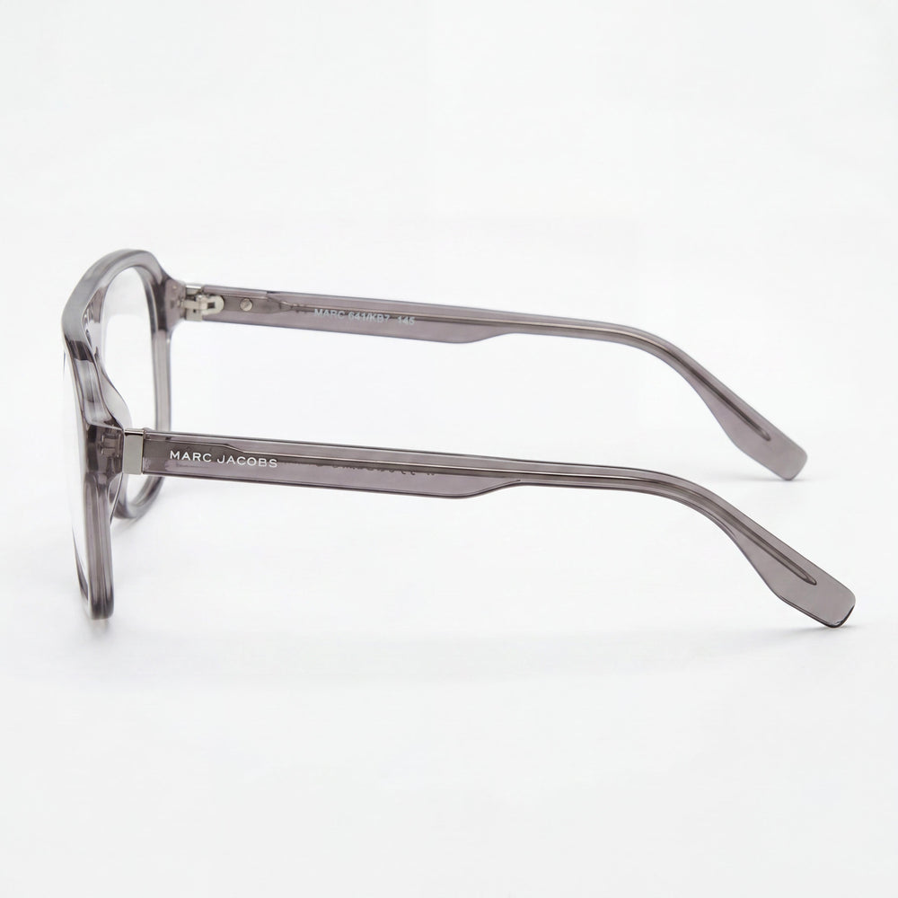 Marc Jacobs Comtemporary Men's Gray Acetate Frame Eyewear with Polycarbonate Lenses, 57mm Lens Width