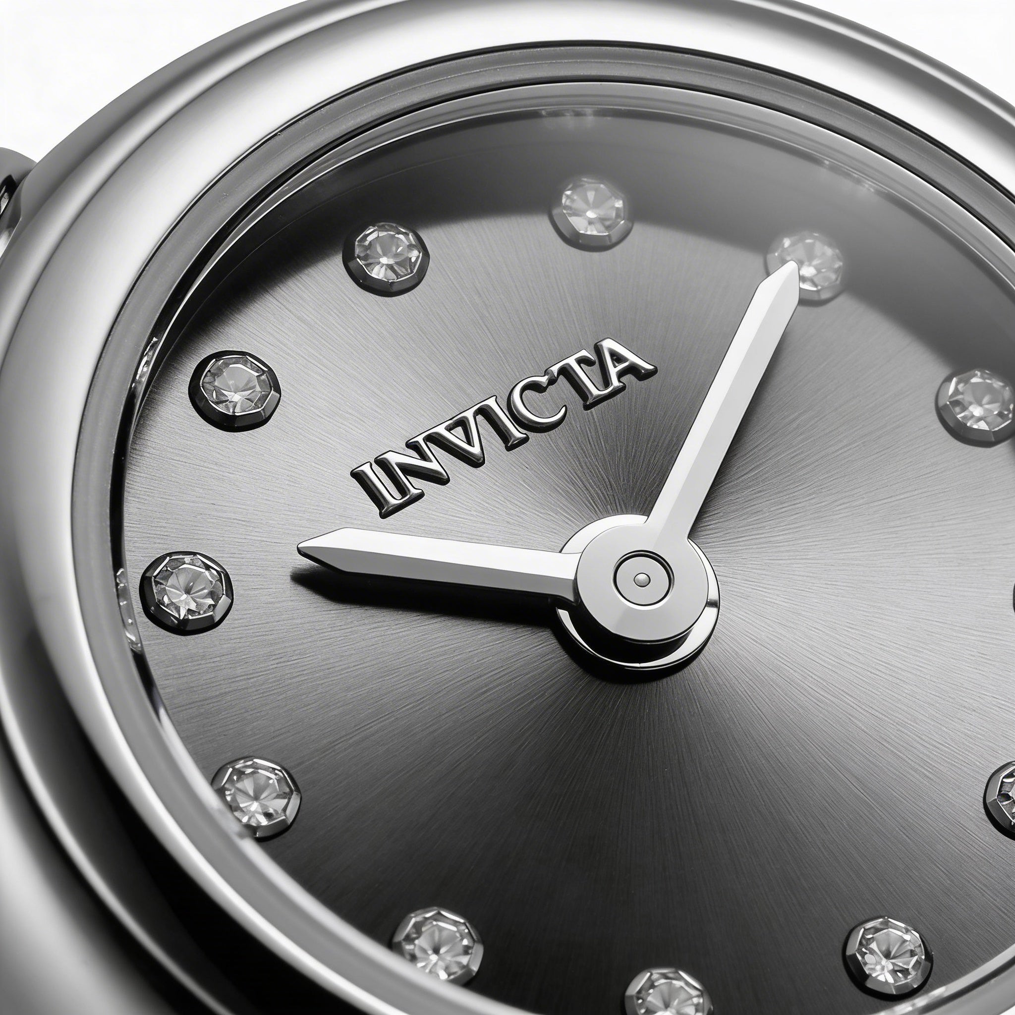 Reloj de cuarzo Invicta Mini 44481 para mujer, caja y pulsera de acero inoxidable de 17 mm, plateado y negro., Photo 2