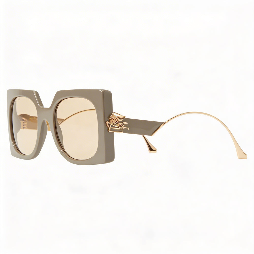 Etro Casual Women's Mud Acetate Frame Brown Polycarbonate Lens UV Protected Sunglasses 54-23-140