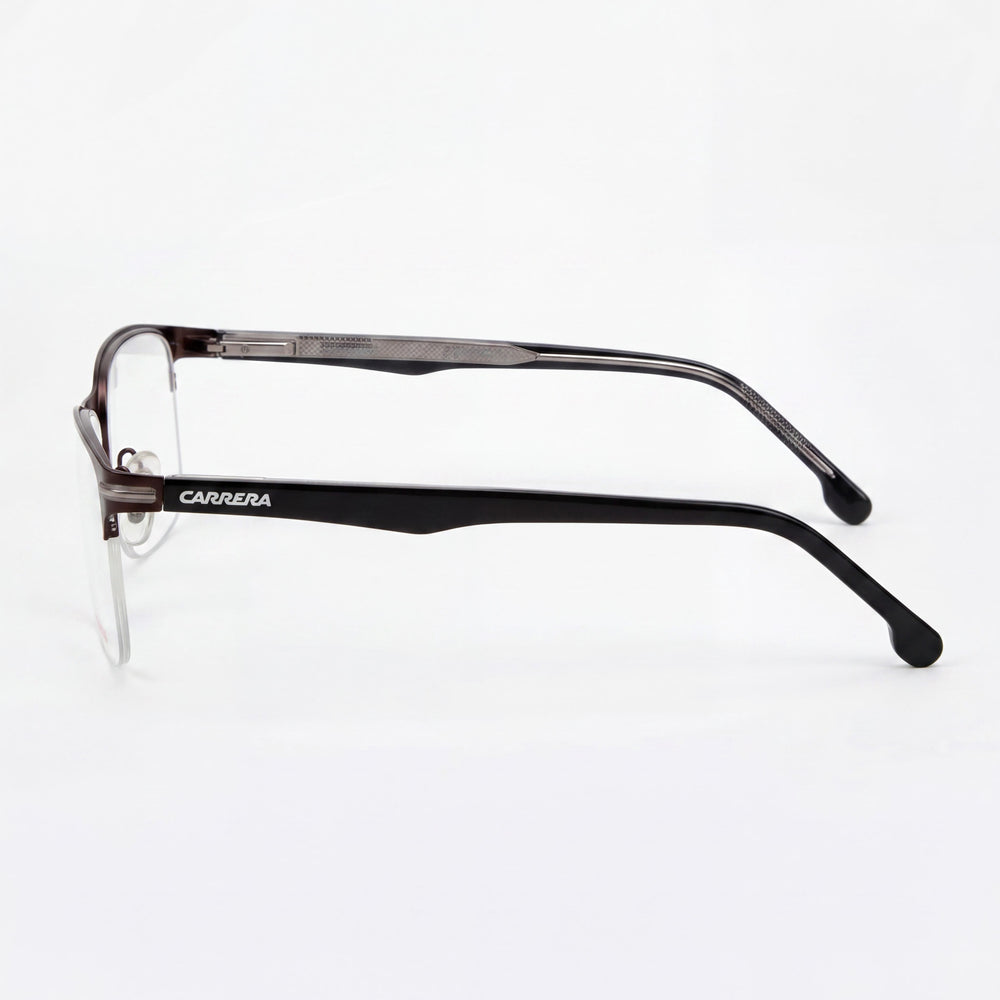 Carrera Modern Unisex Sunglasses with Alloy Steel Frame and Polycarbonate Lenses in Matte Brown, 57mm