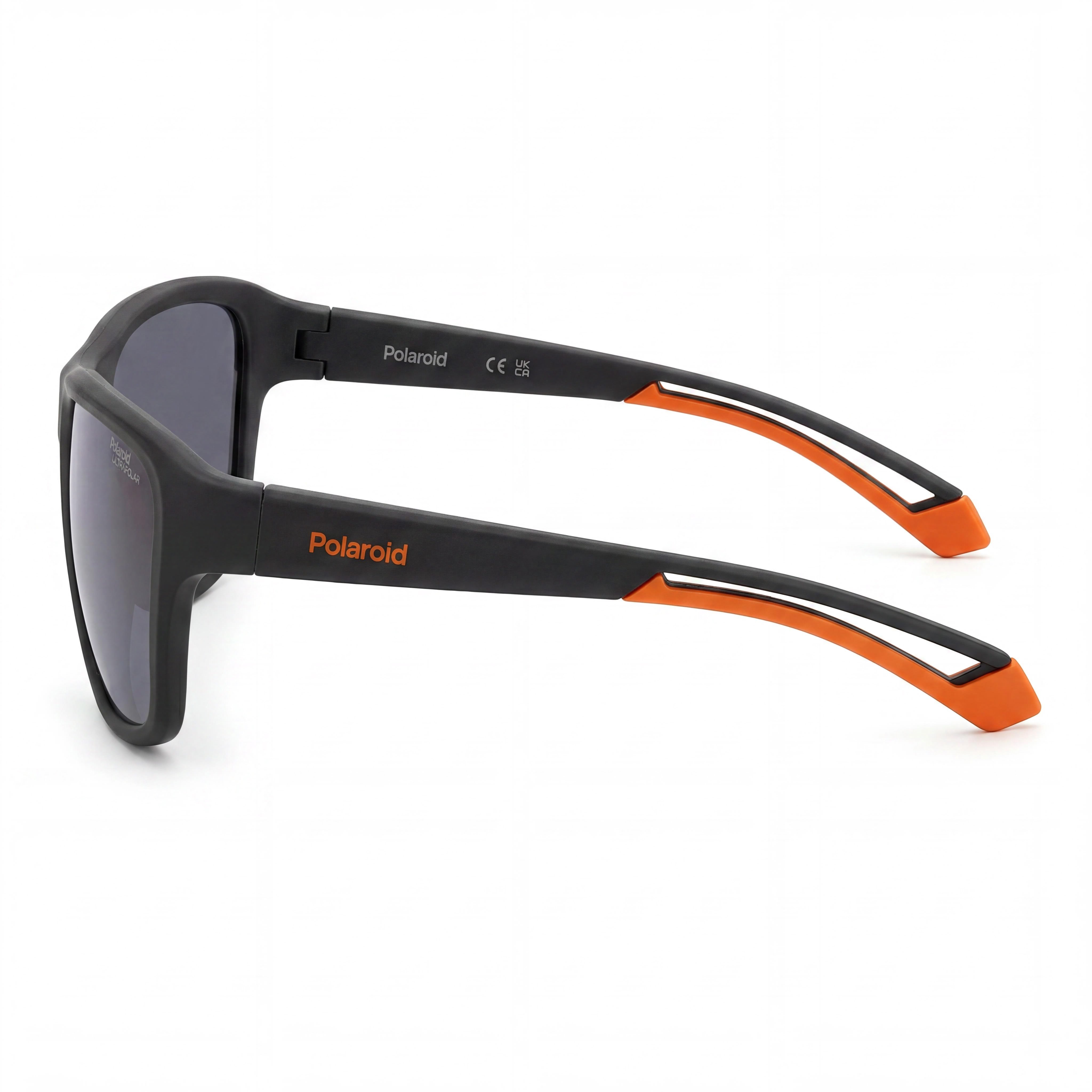 Polaroid Eyewear PLD 7049/S Classic Women's Polycarbonate Black Orange Red Multilayer UV 400 Sunglasses 62mm, Photo 3